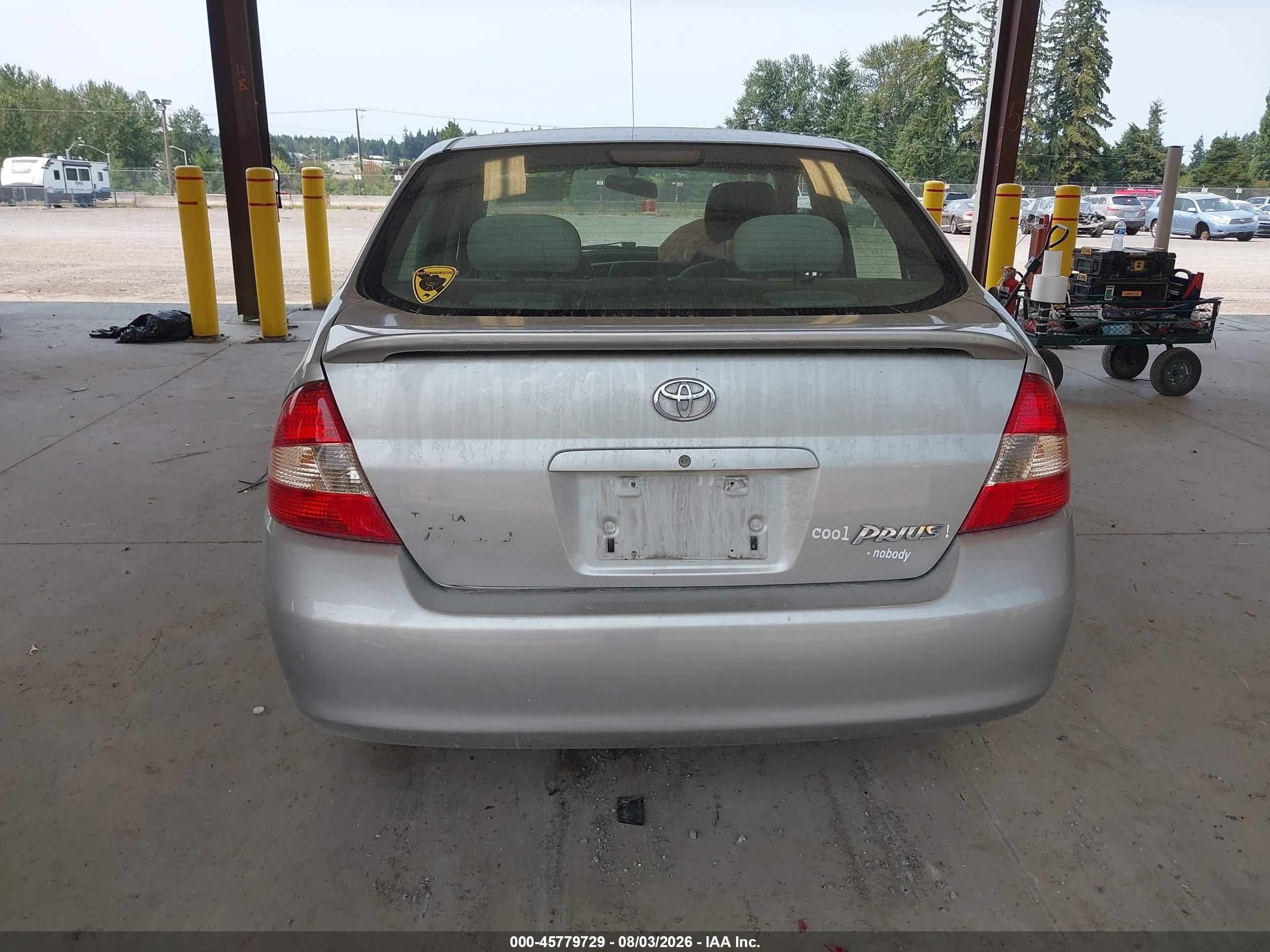 2001 Toyota Prius   Silver vin: JT2BK12U610018005
