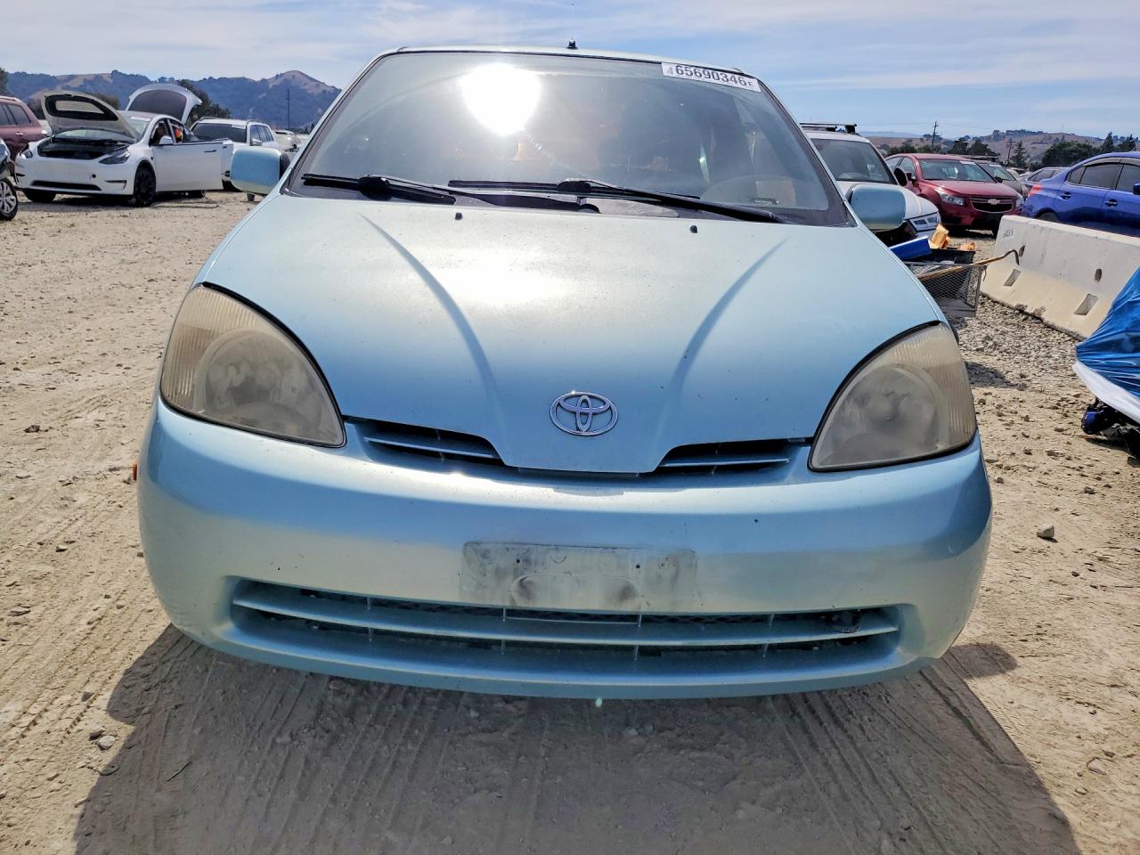 2001 Toyota Prius Base Turquoise vin: JT2BK12U610035399