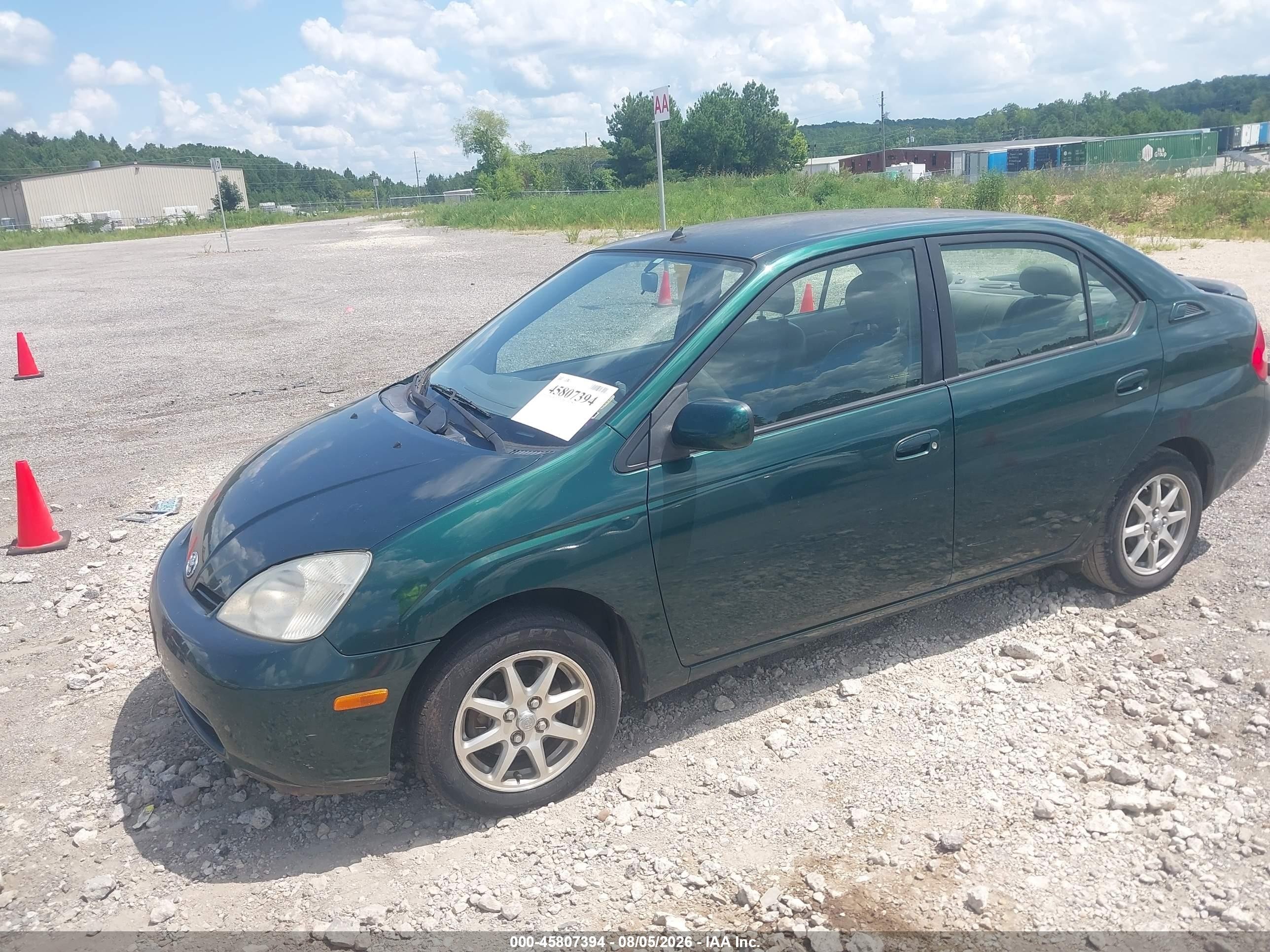 2001 Toyota Prius   Зеленый vin: JT2BK12U810038613