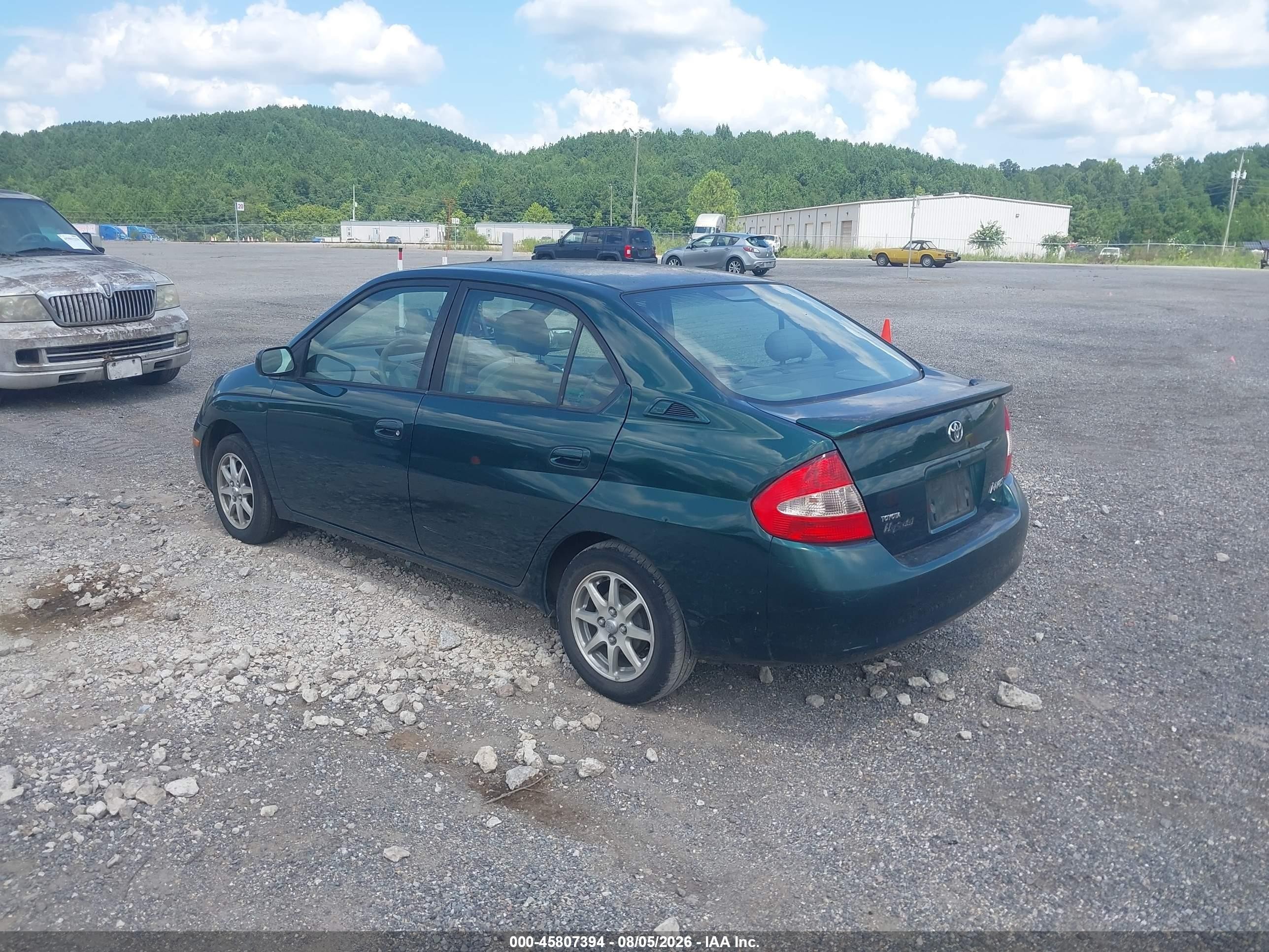 2001 Toyota Prius   Зеленый vin: JT2BK12U810038613
