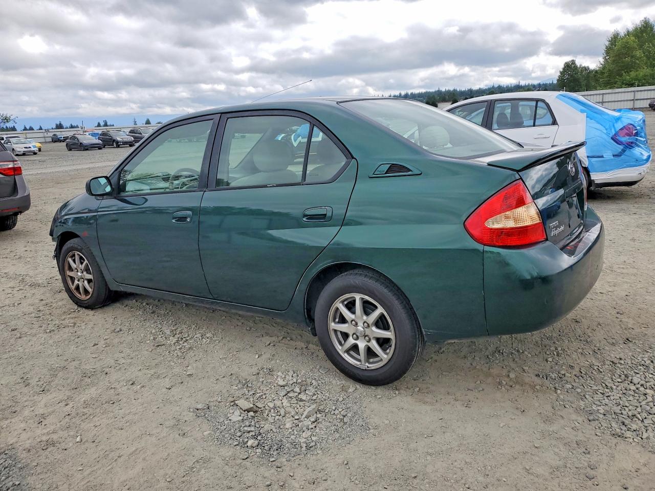 2002 Toyota Prius Base Green vin: JT2BK12U820059057