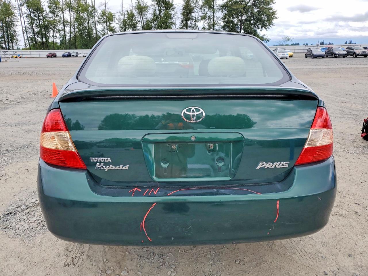 2002 Toyota Prius Base Green vin: JT2BK12U820059057