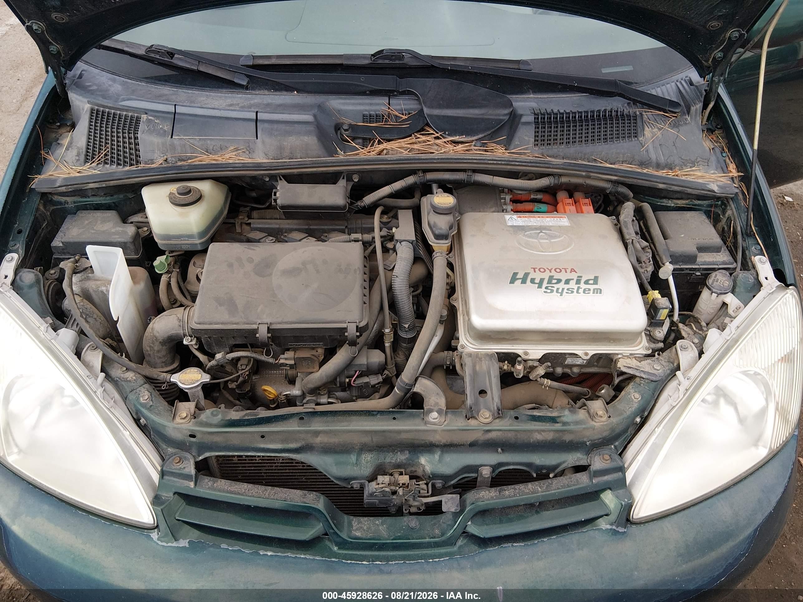 2001 Toyota Prius   Зеленый vin: JT2BK12U910032917