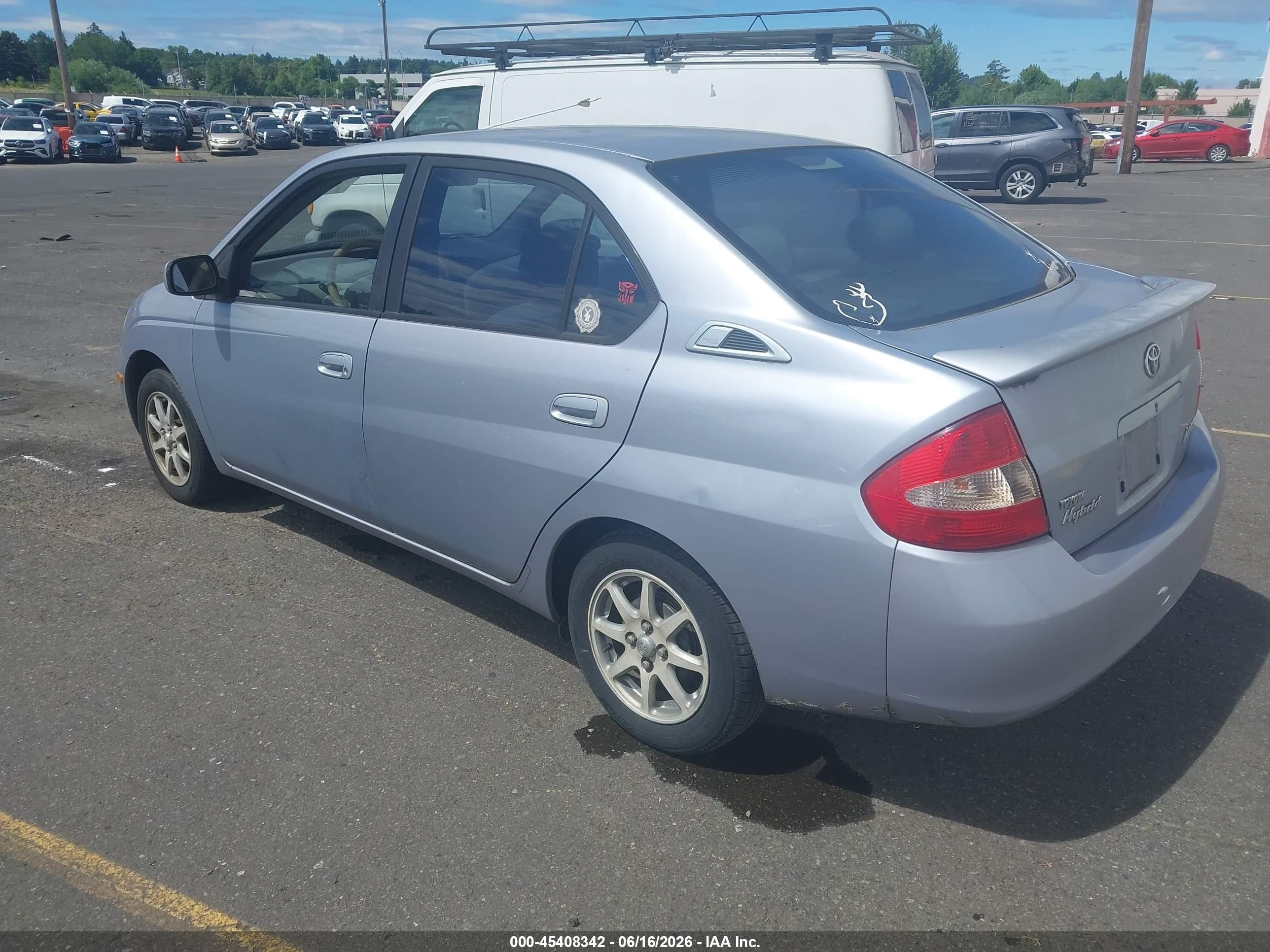 2002 Toyota Prius   Silver vin: JT2BK12UX20044088