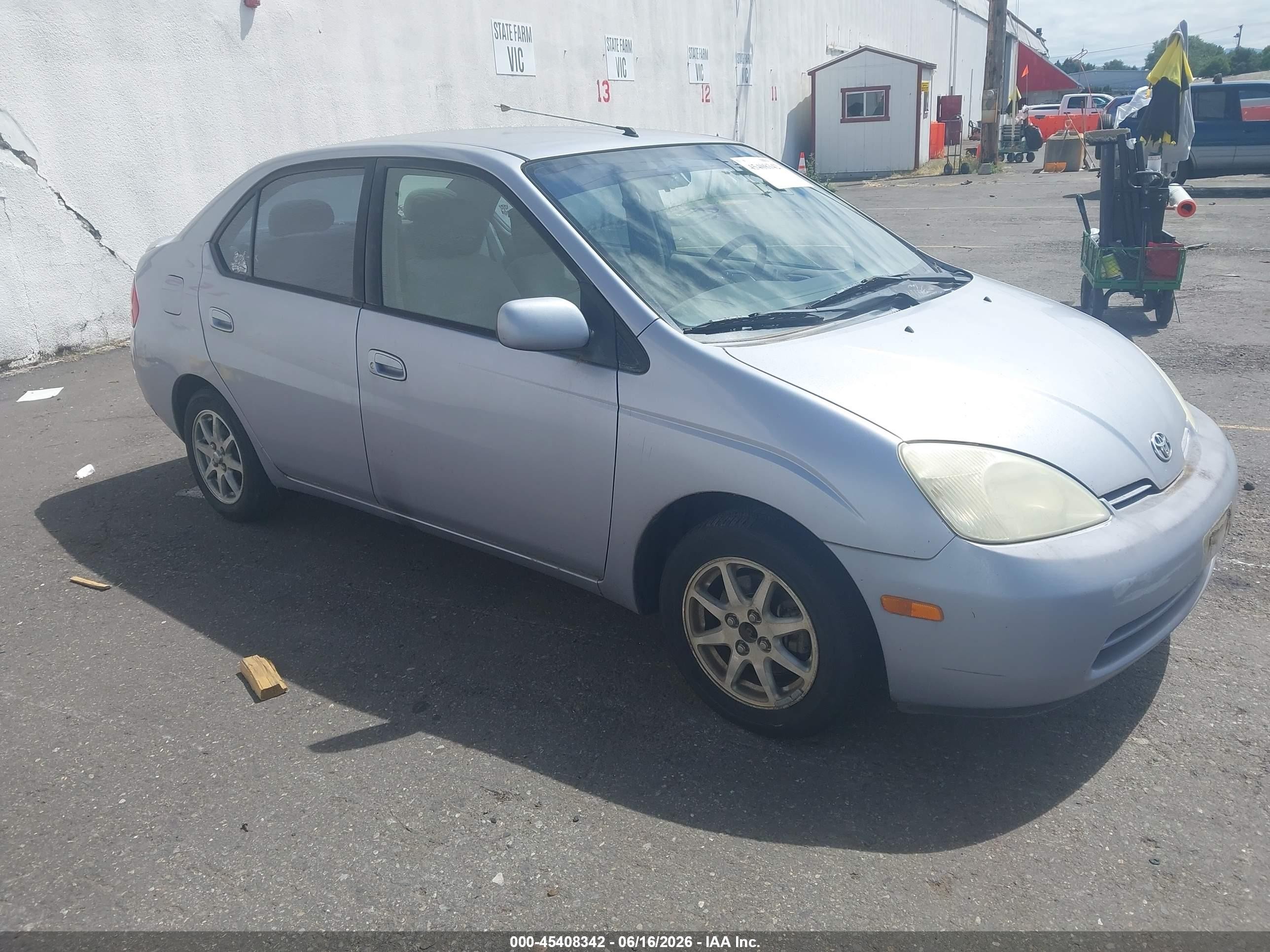 2002 Toyota Prius   Silver vin: JT2BK12UX20044088