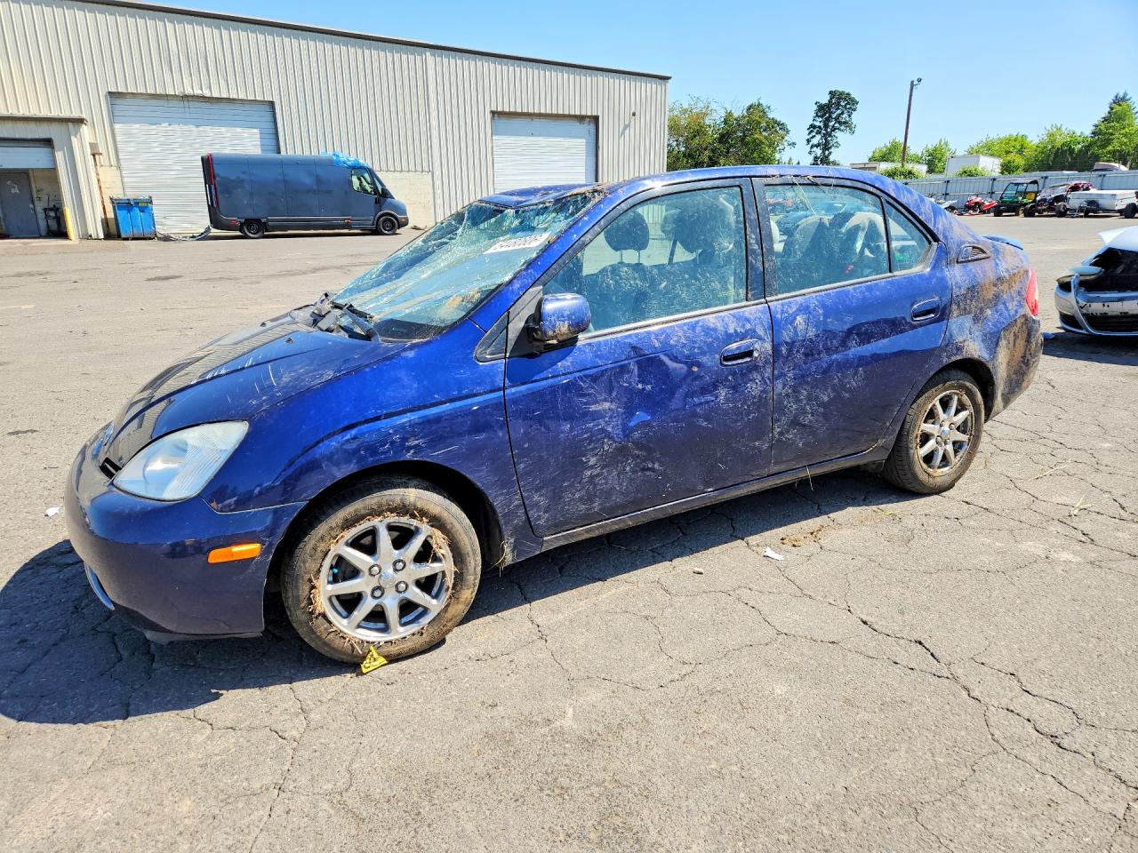 2002 Toyota Prius Base Синий vin: JT2BK18U020047329