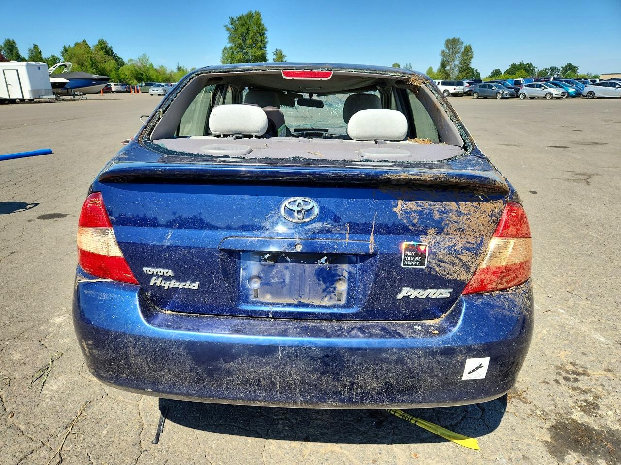 2002 Toyota Prius Base Blue vin: JT2BK18U020047329