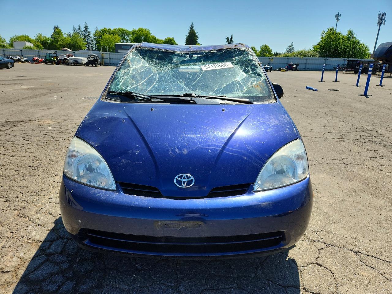2002 Toyota Prius Base Blue vin: JT2BK18U020047329
