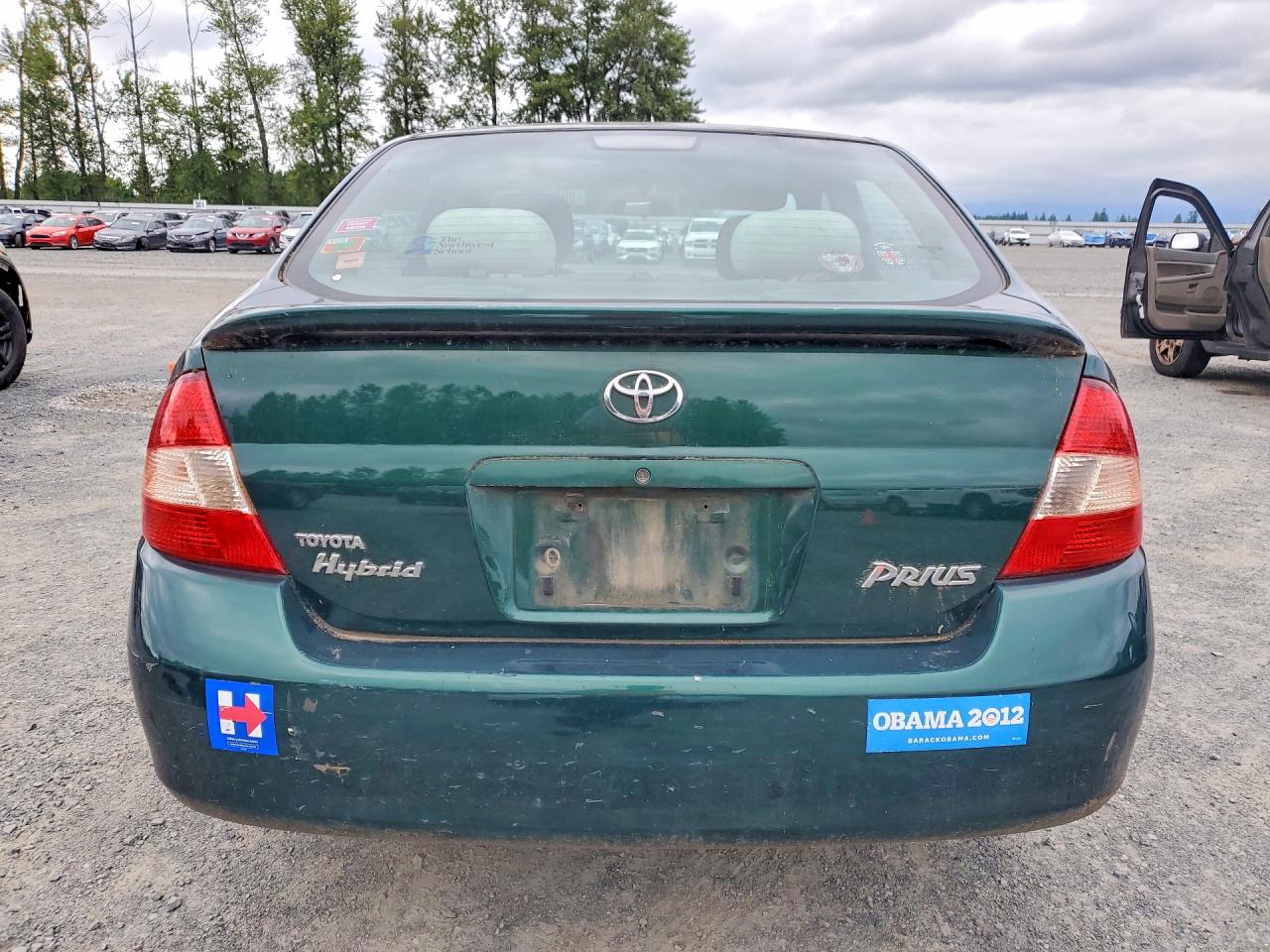 2002 Toyota Prius Base Green vin: JT2BK18U020055950