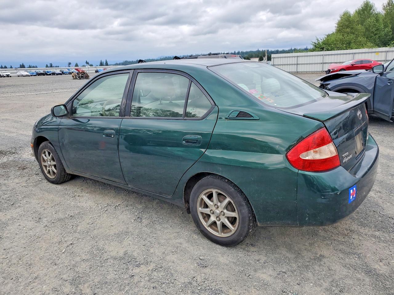 2002 Toyota Prius Base Green vin: JT2BK18U020055950