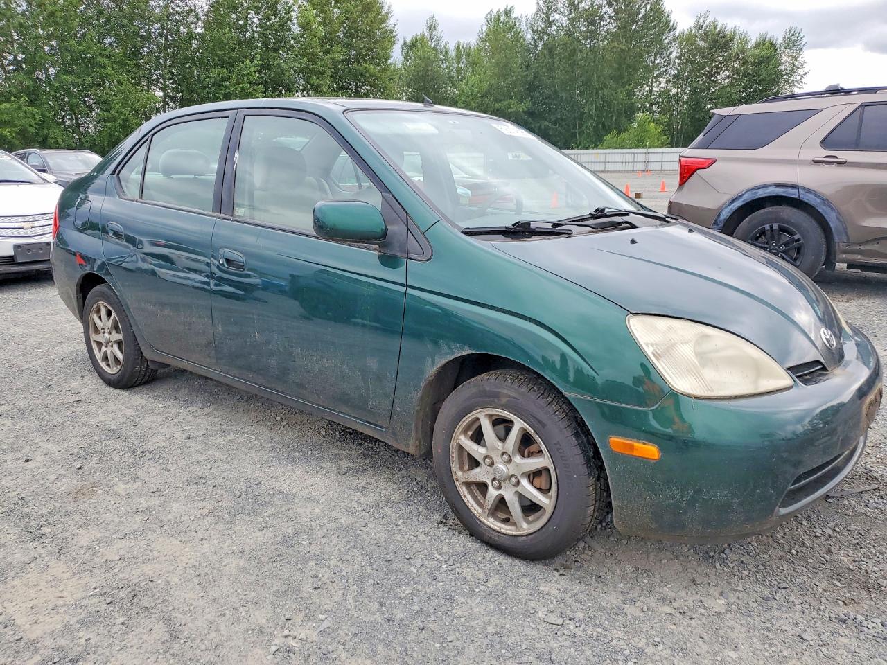 2002 Toyota Prius Base Green vin: JT2BK18U020055950
