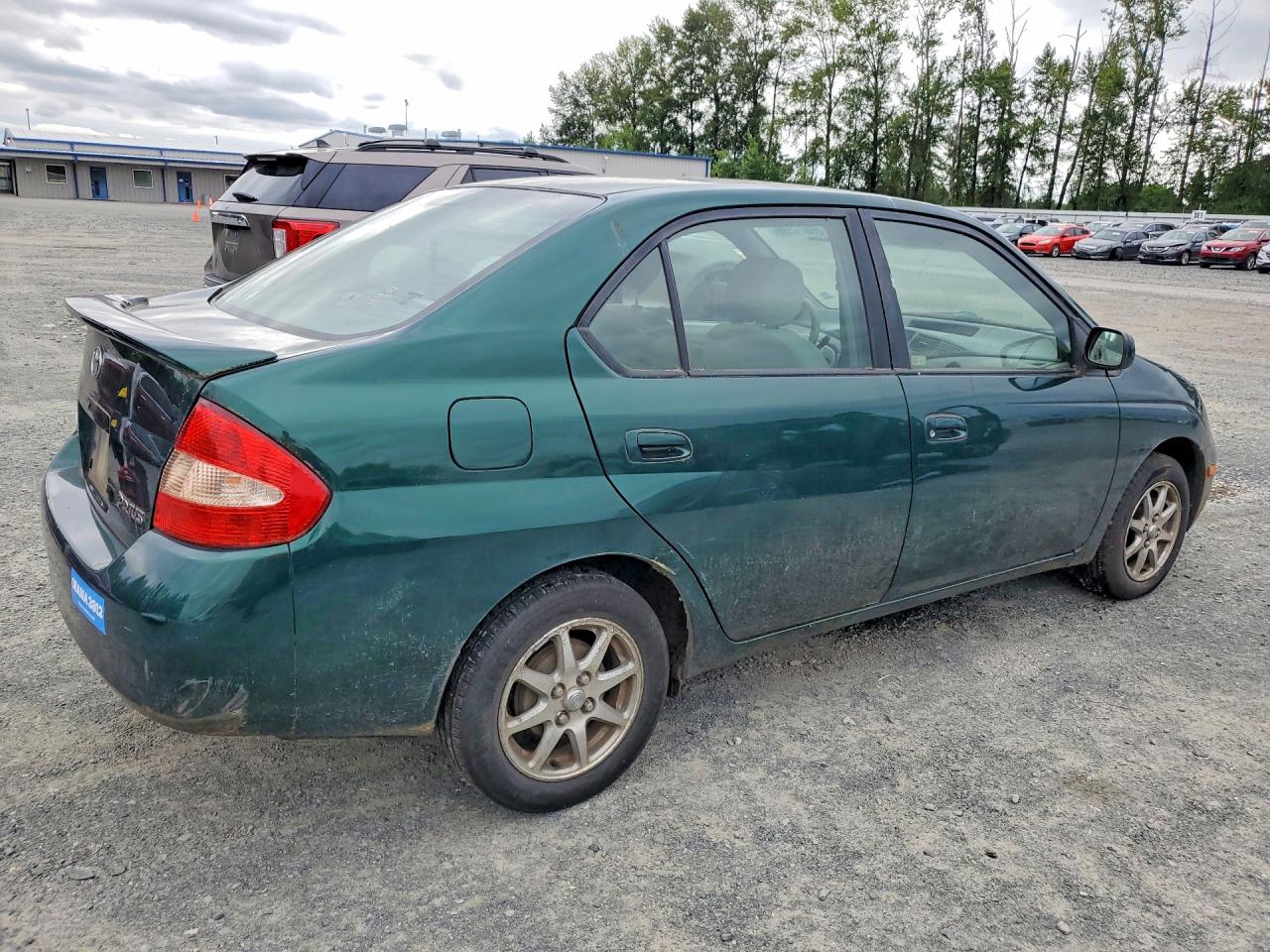 2002 Toyota Prius Base Green vin: JT2BK18U020055950