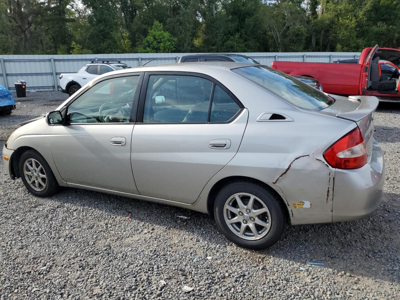 2002 Toyota Prius Beige vin: JT2BK18U120042155