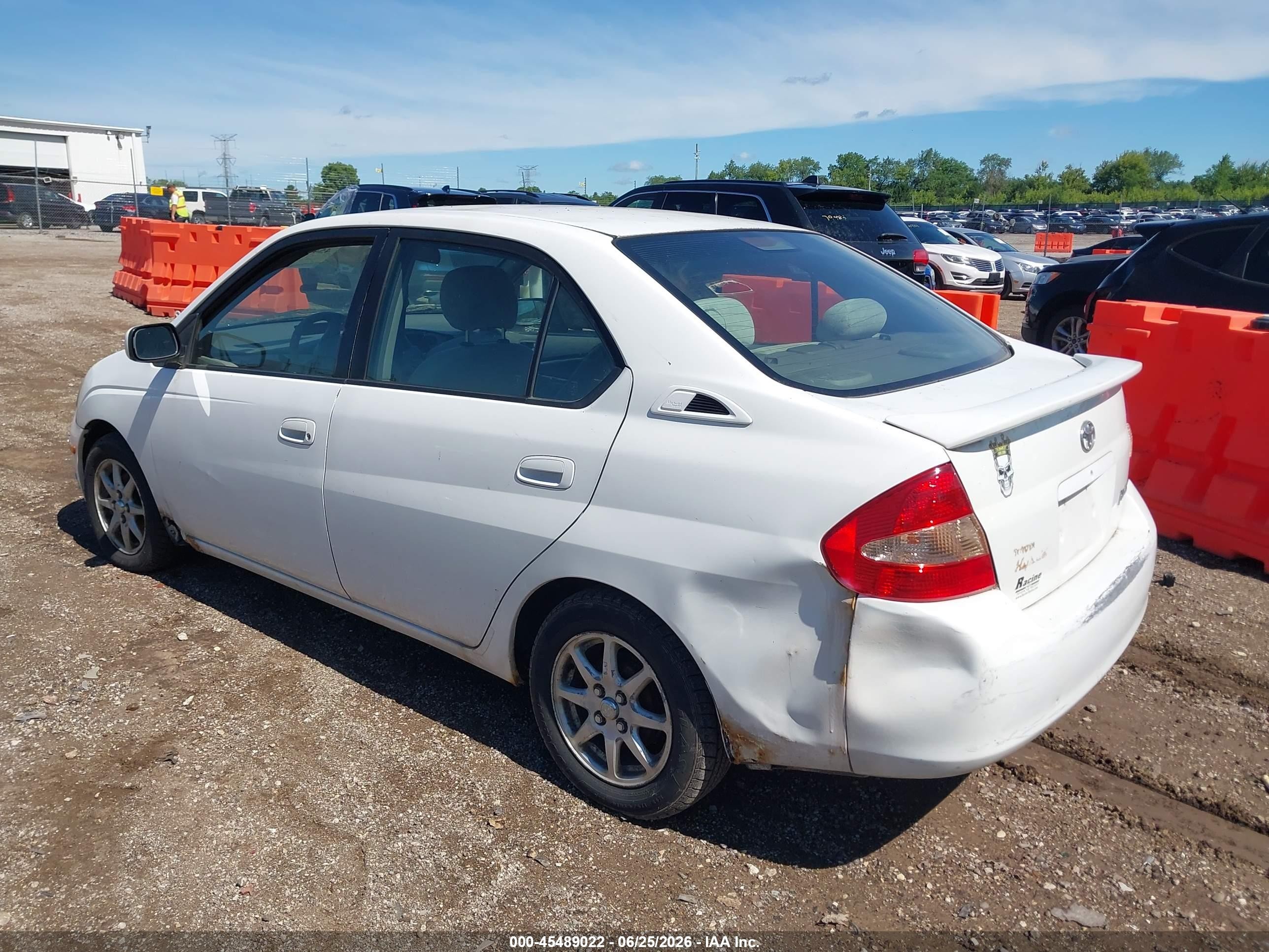 2002 Toyota Prius   Белый vin: JT2BK18U220067548