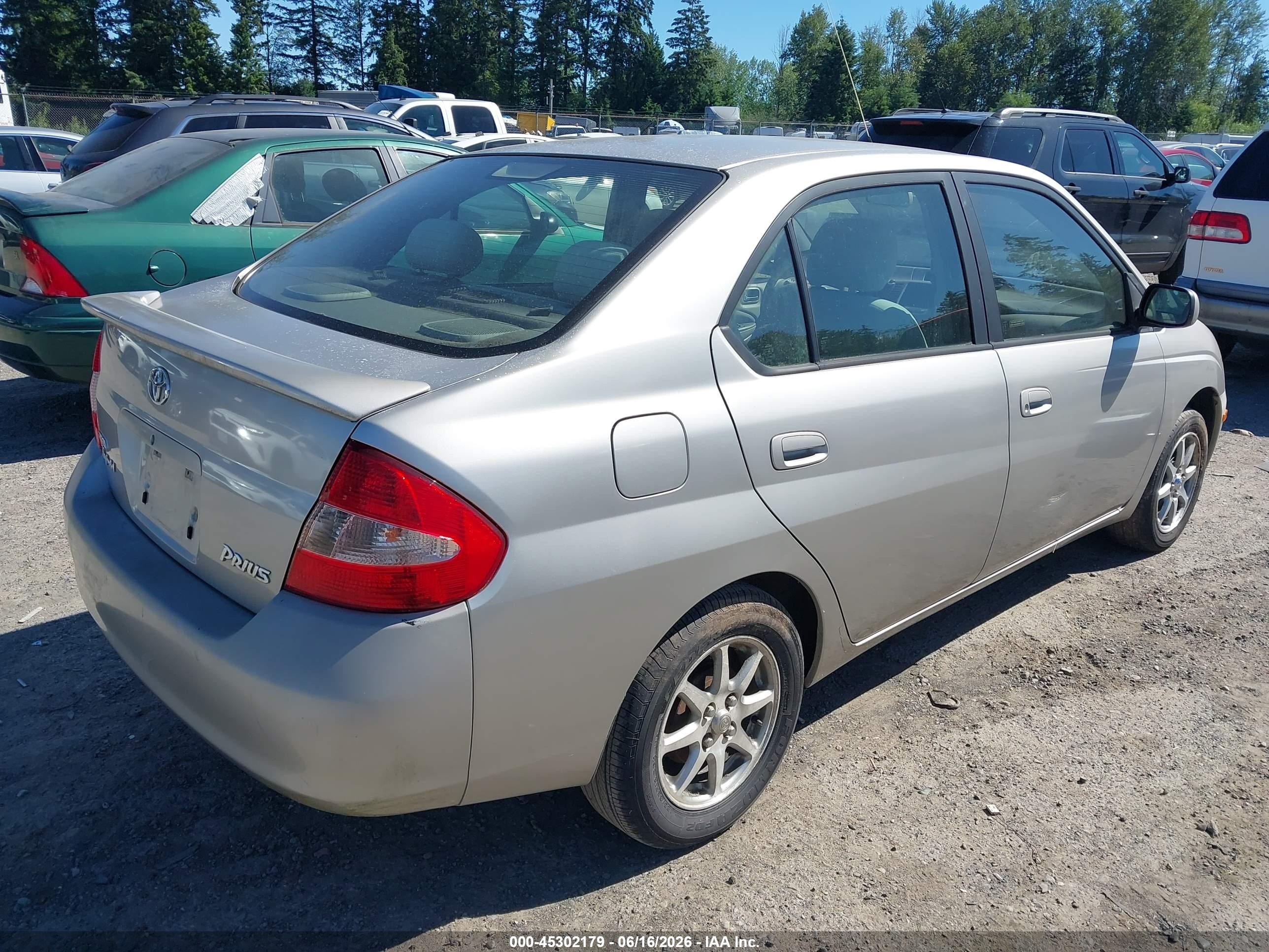 2003 Toyota Prius   Silver vin: JT2BK18U430080495