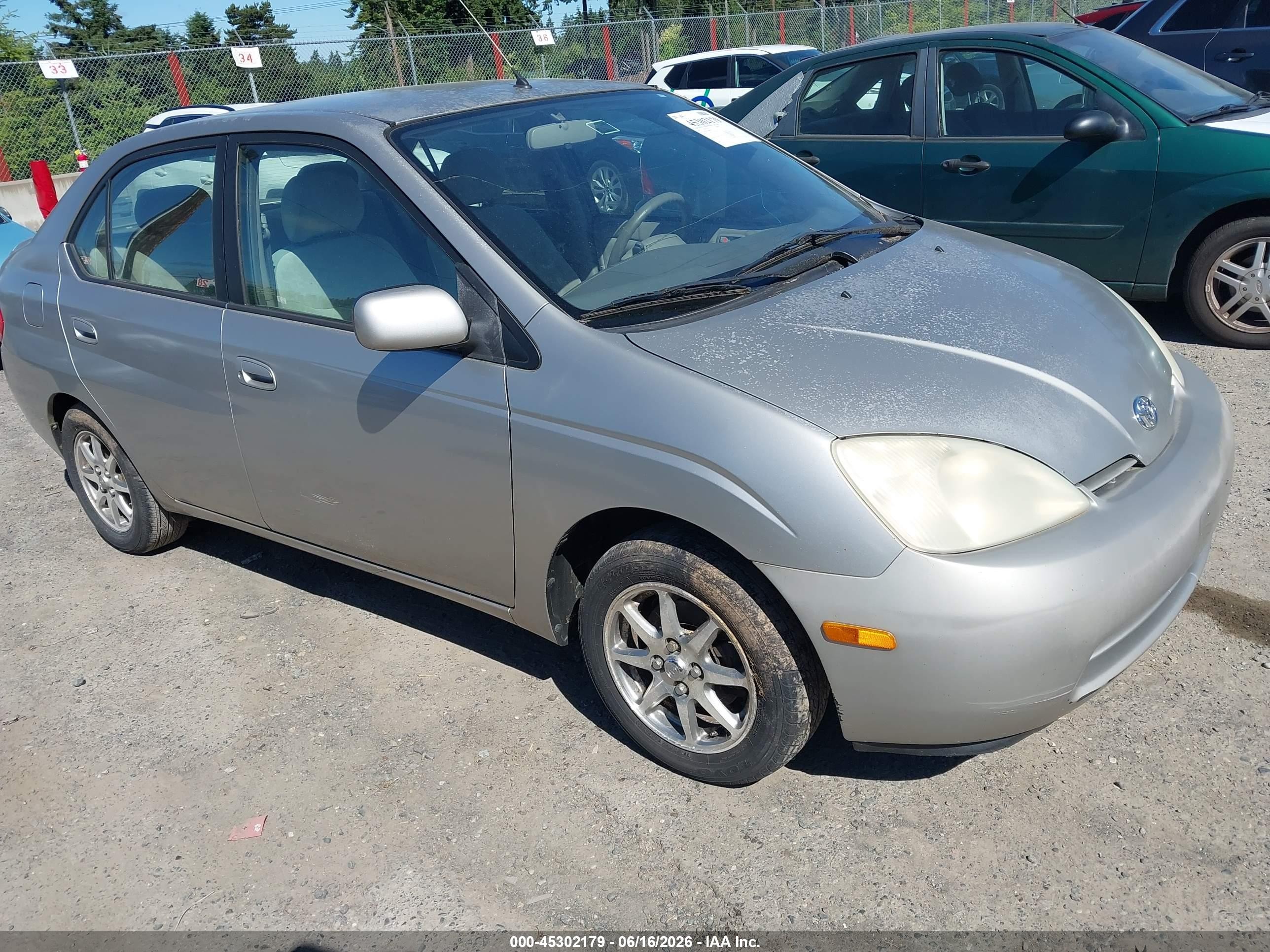 2003 Toyota Prius   Silver vin: JT2BK18U430080495
