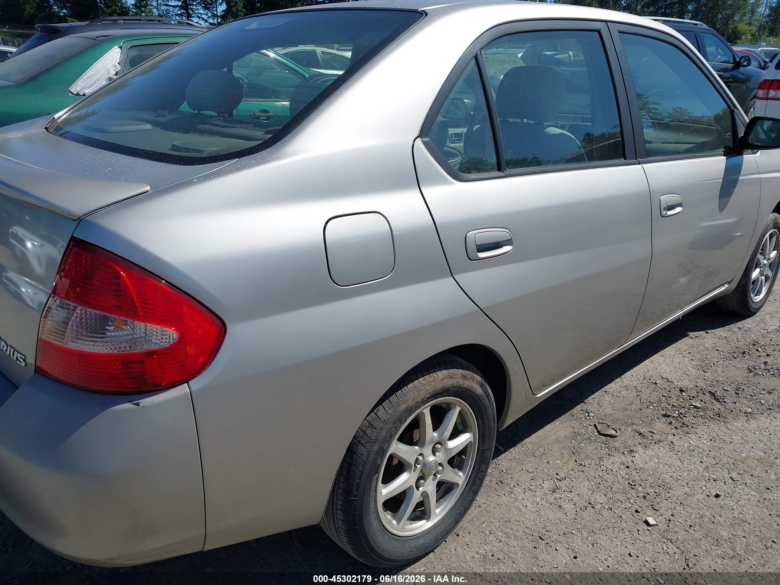 2003 Toyota Prius   Silver vin: JT2BK18U430080495