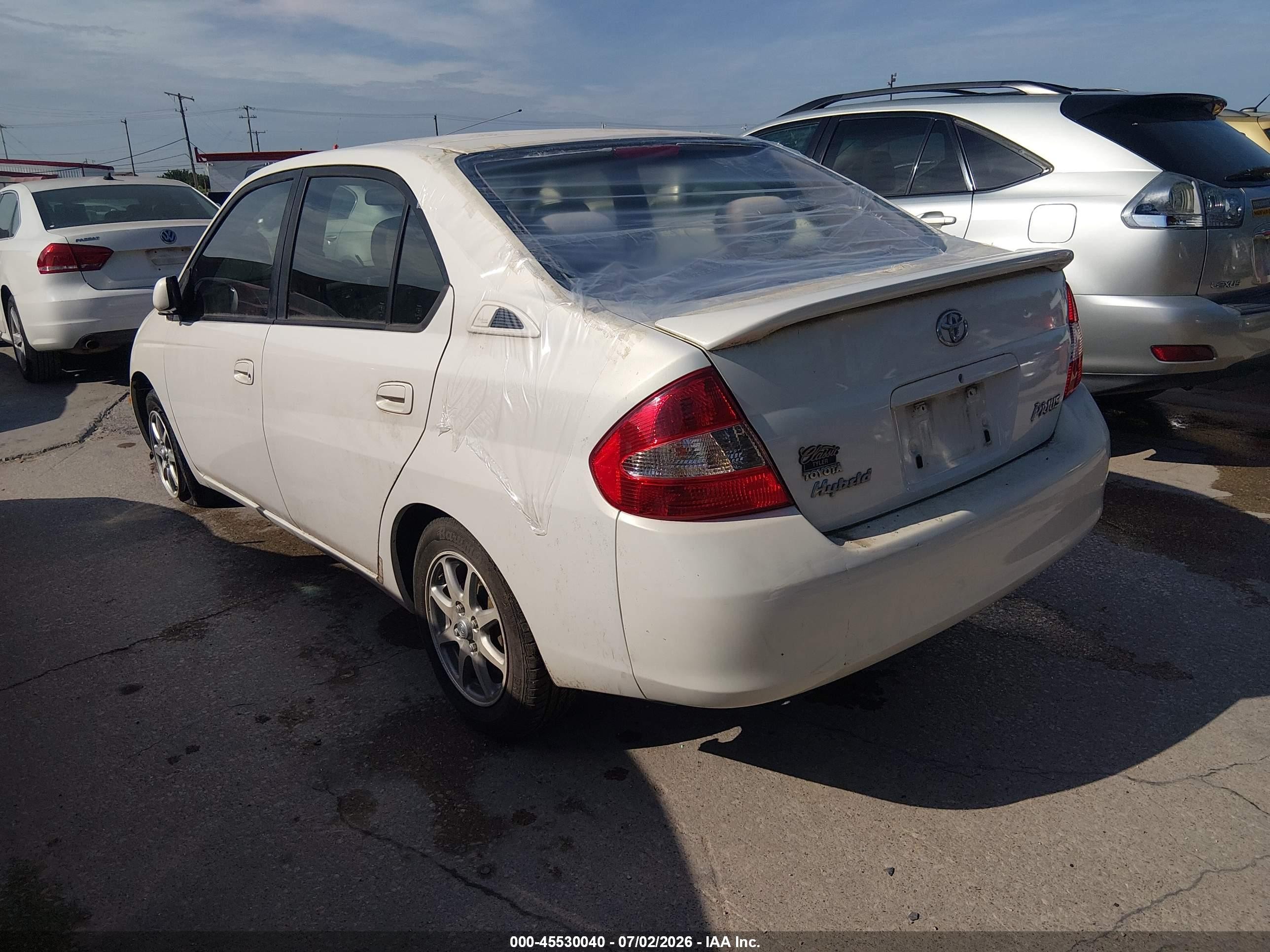 2003 Toyota Prius   White vin: JT2BK18U430085180