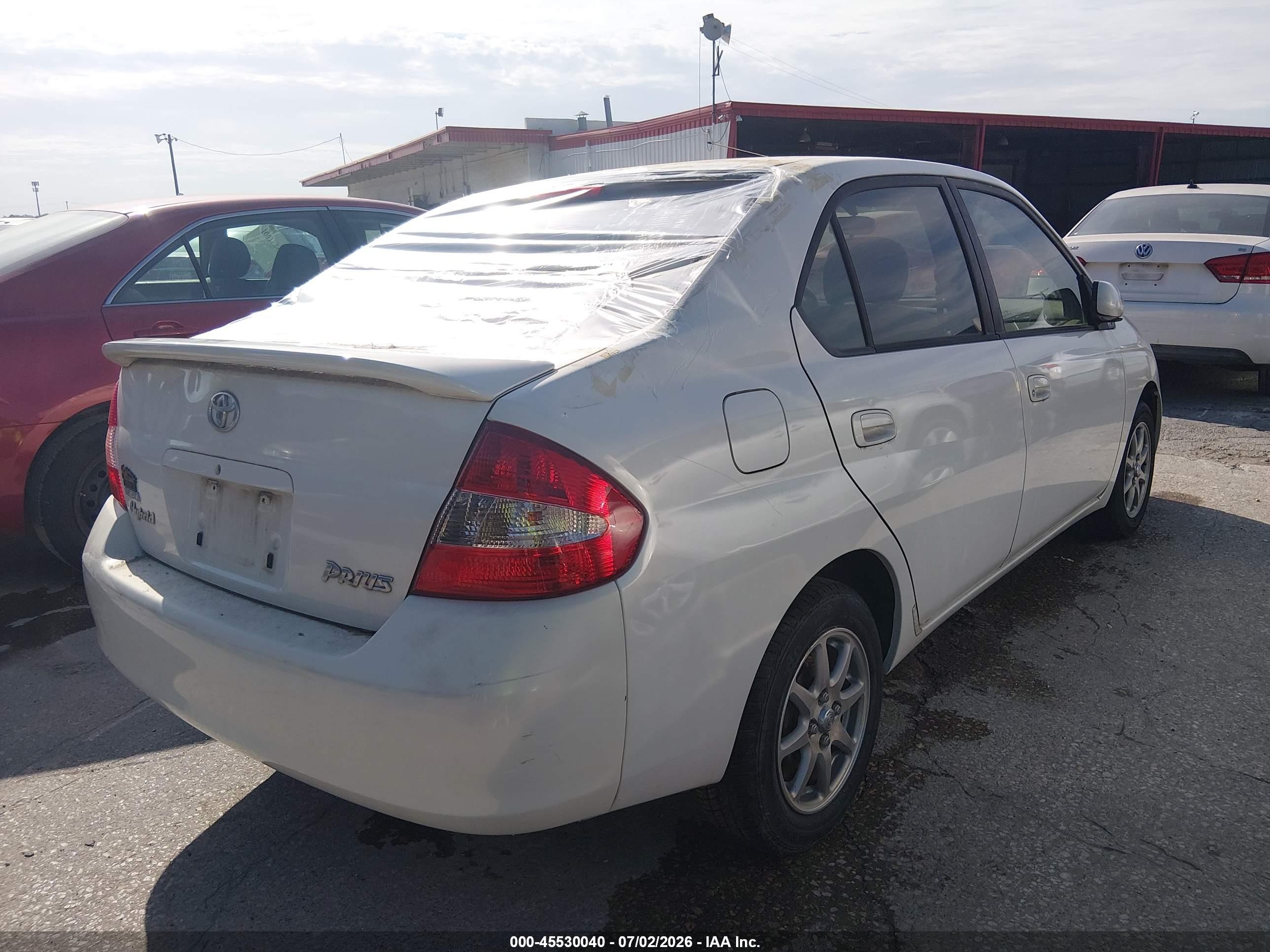 2003 Toyota Prius   White vin: JT2BK18U430085180