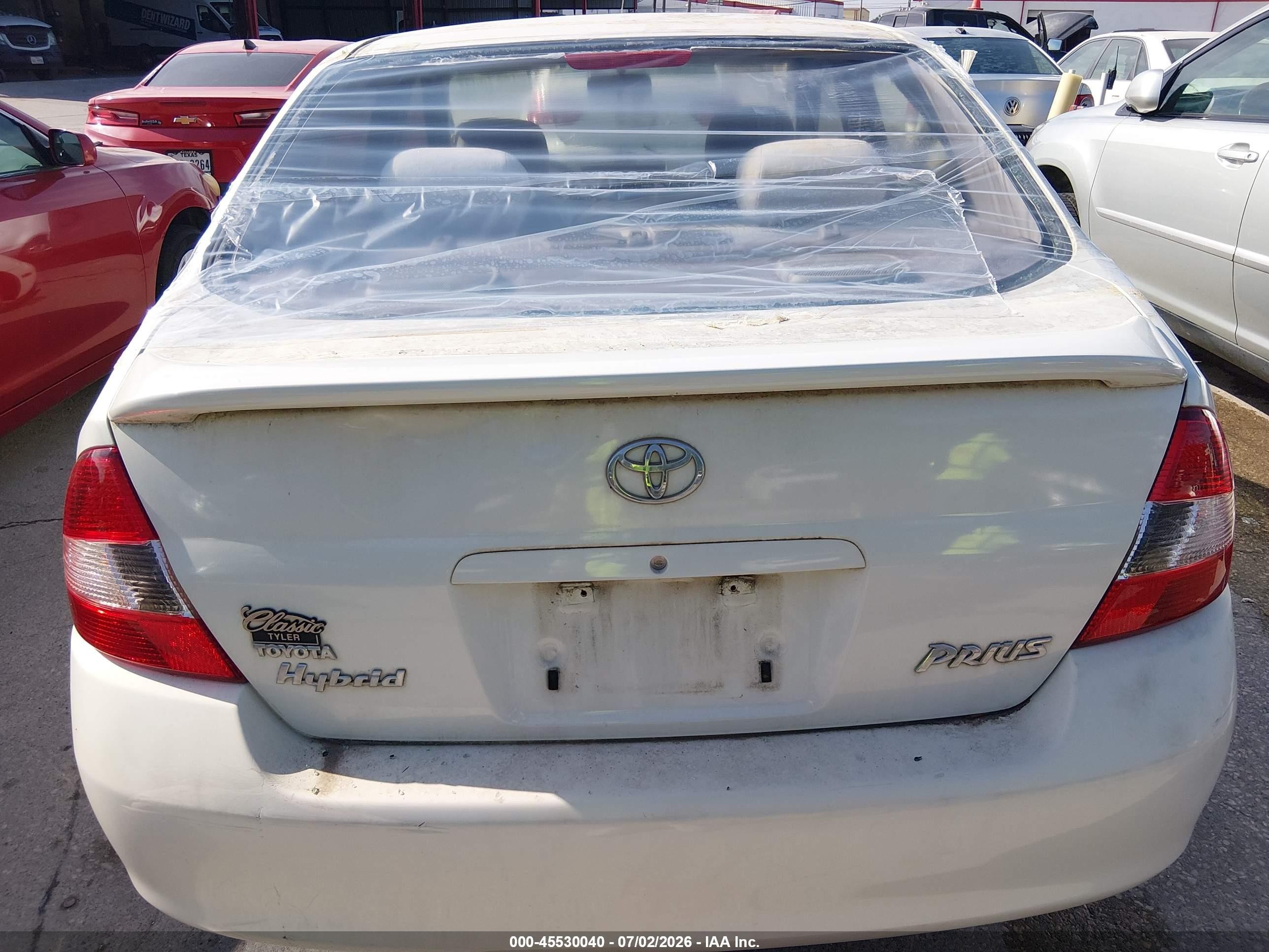 2003 Toyota Prius   White vin: JT2BK18U430085180