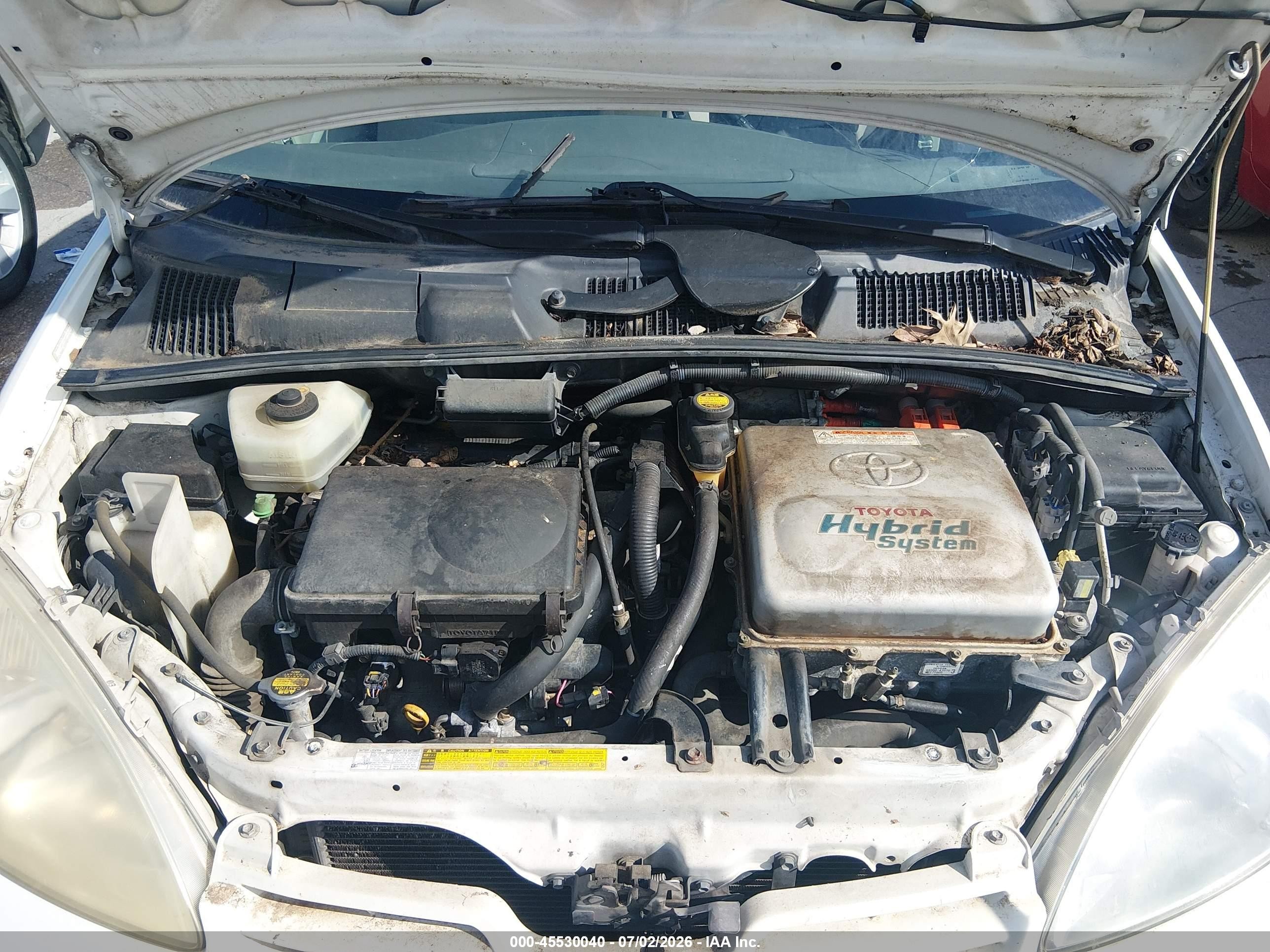 2003 Toyota Prius   White vin: JT2BK18U430085180
