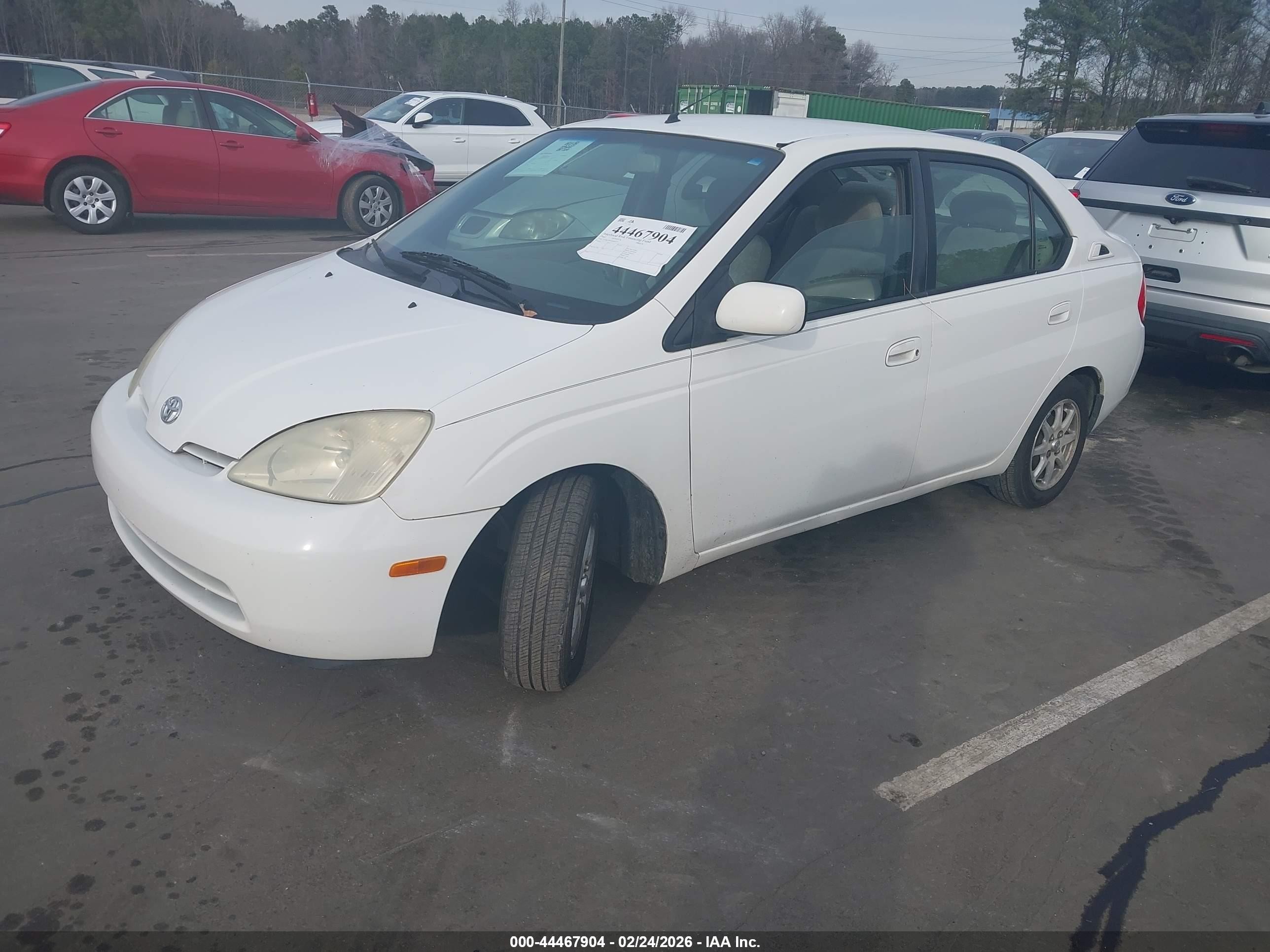 2002 Toyota Prius   White vin: JT2BK18U520061100