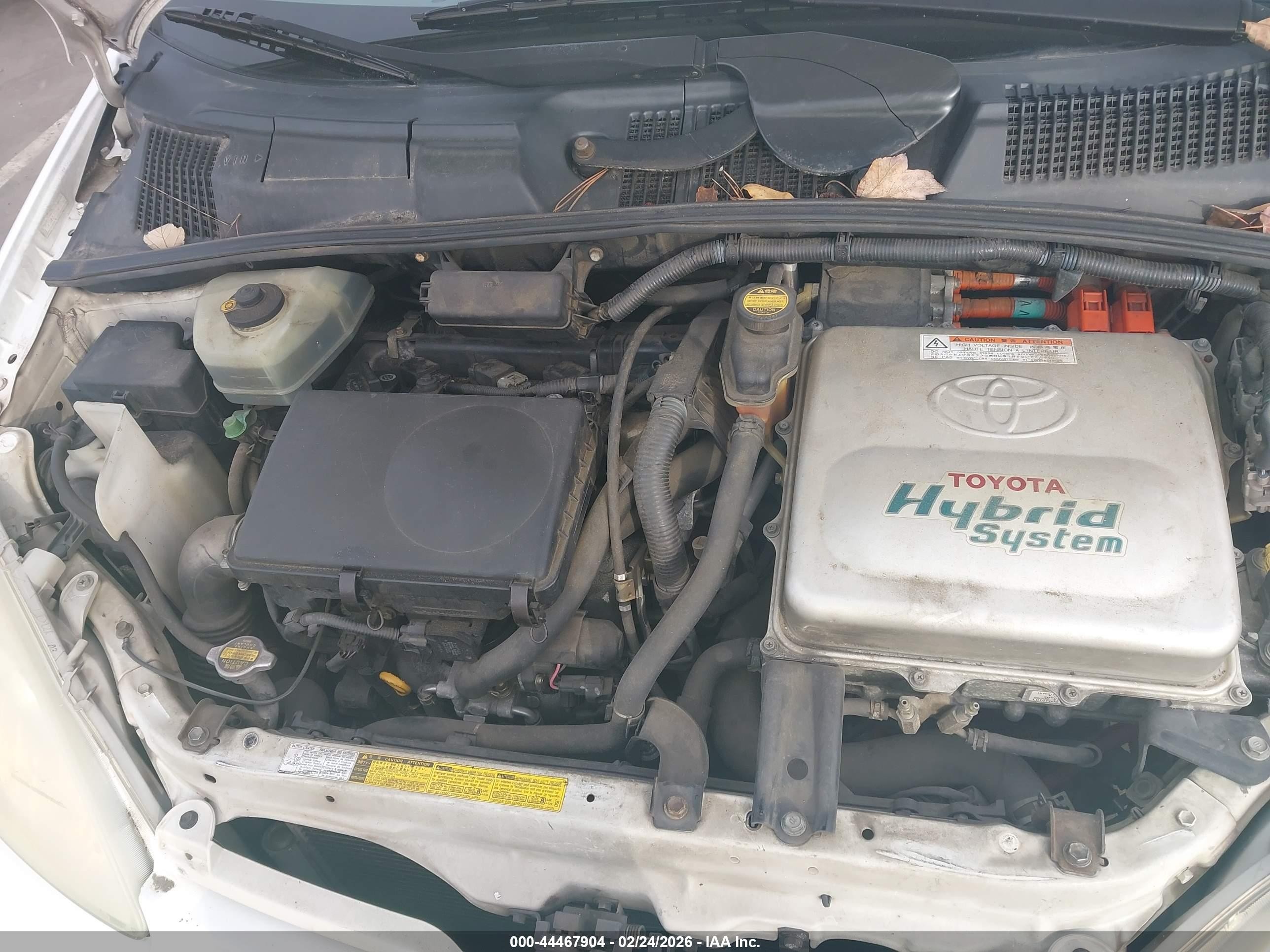 2002 Toyota Prius   White vin: JT2BK18U520061100