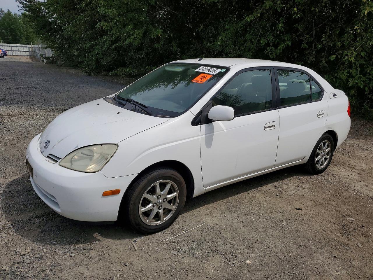 2002 Toyota Prius Base Белый vin: JT2BK18U520062988