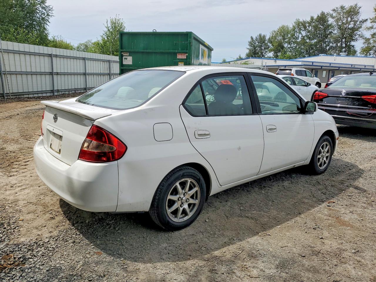 2002 Toyota Prius Base White vin: JT2BK18U520062988