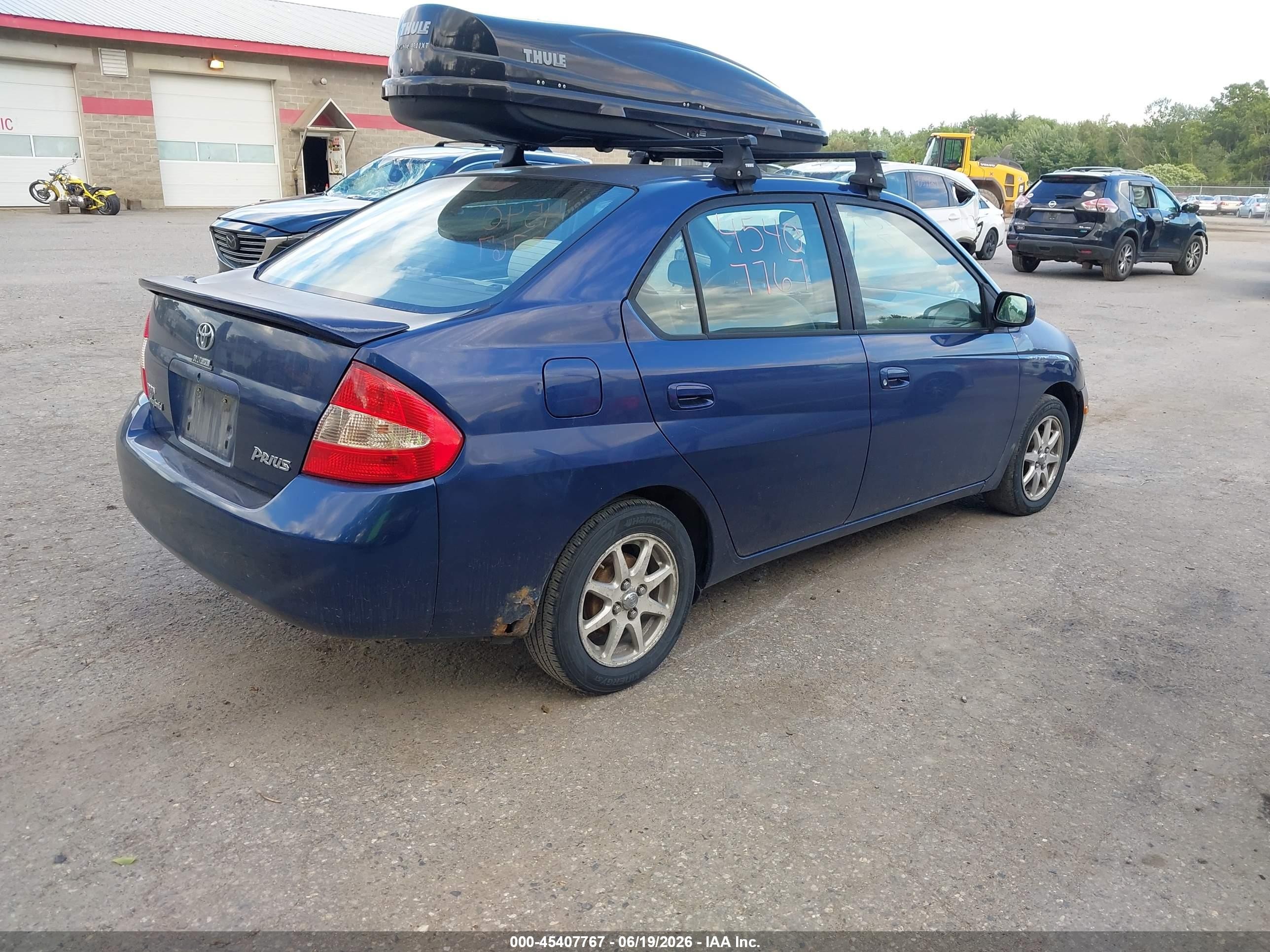 2002 Toyota Prius   Blue vin: JT2BK18U620039106