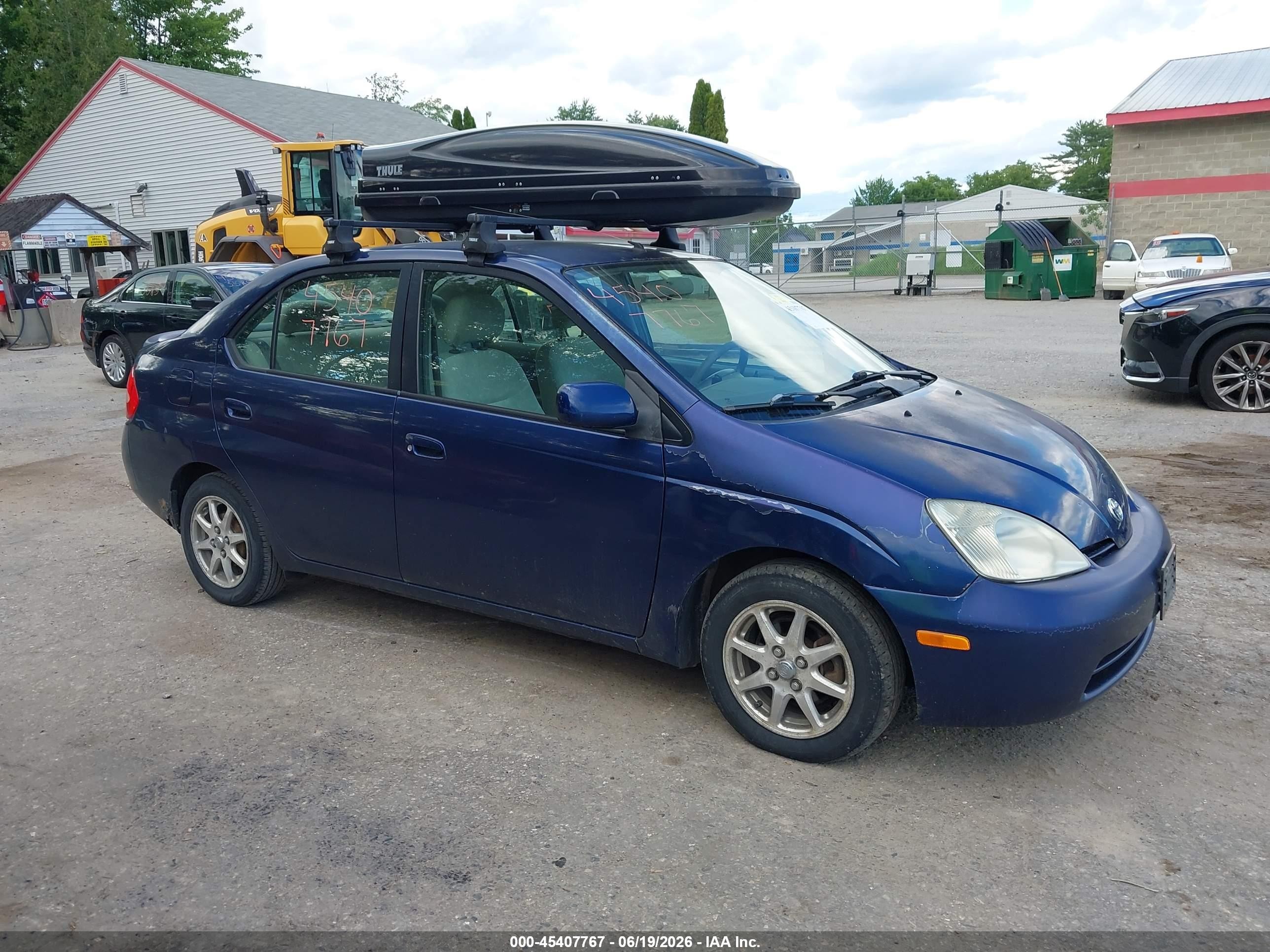 2002 Toyota Prius   Blue vin: JT2BK18U620039106