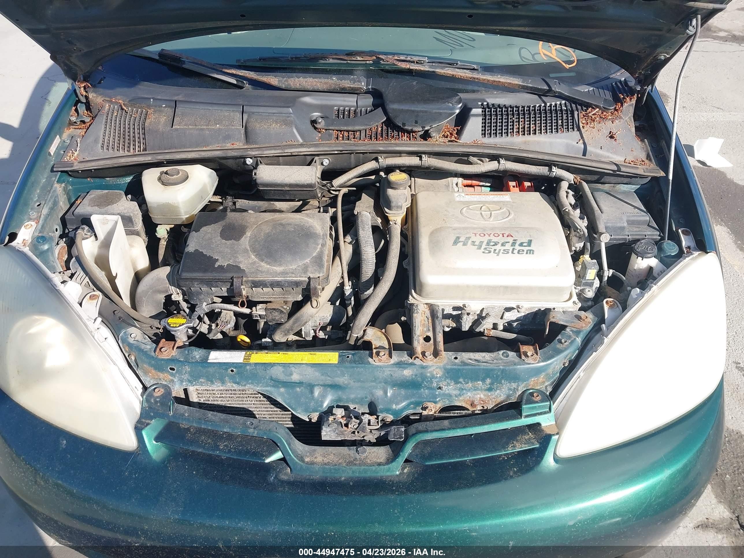2002 Toyota Prius   Green vin: JT2BK18U620045293