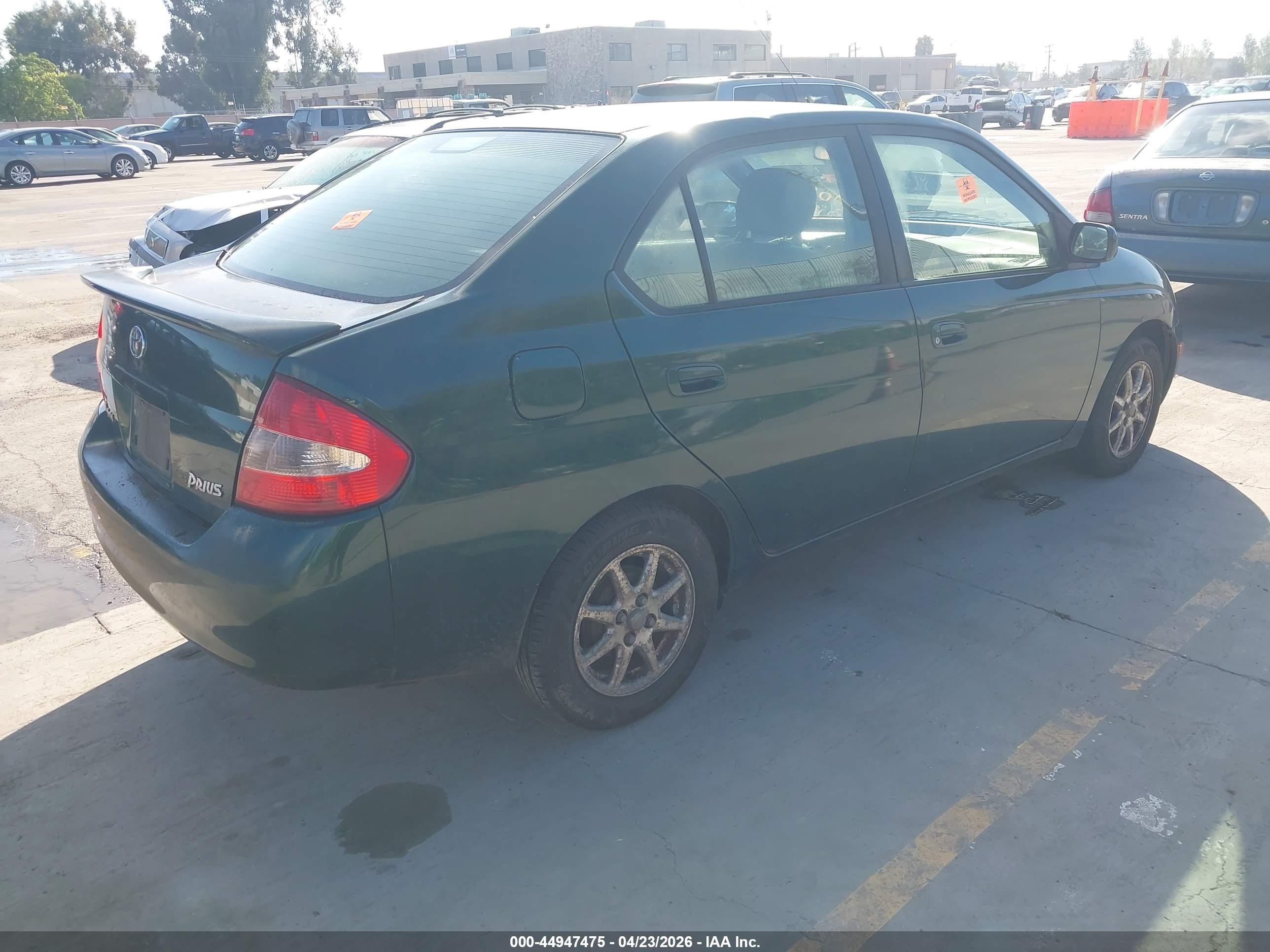 2002 Toyota Prius   Green vin: JT2BK18U620045293