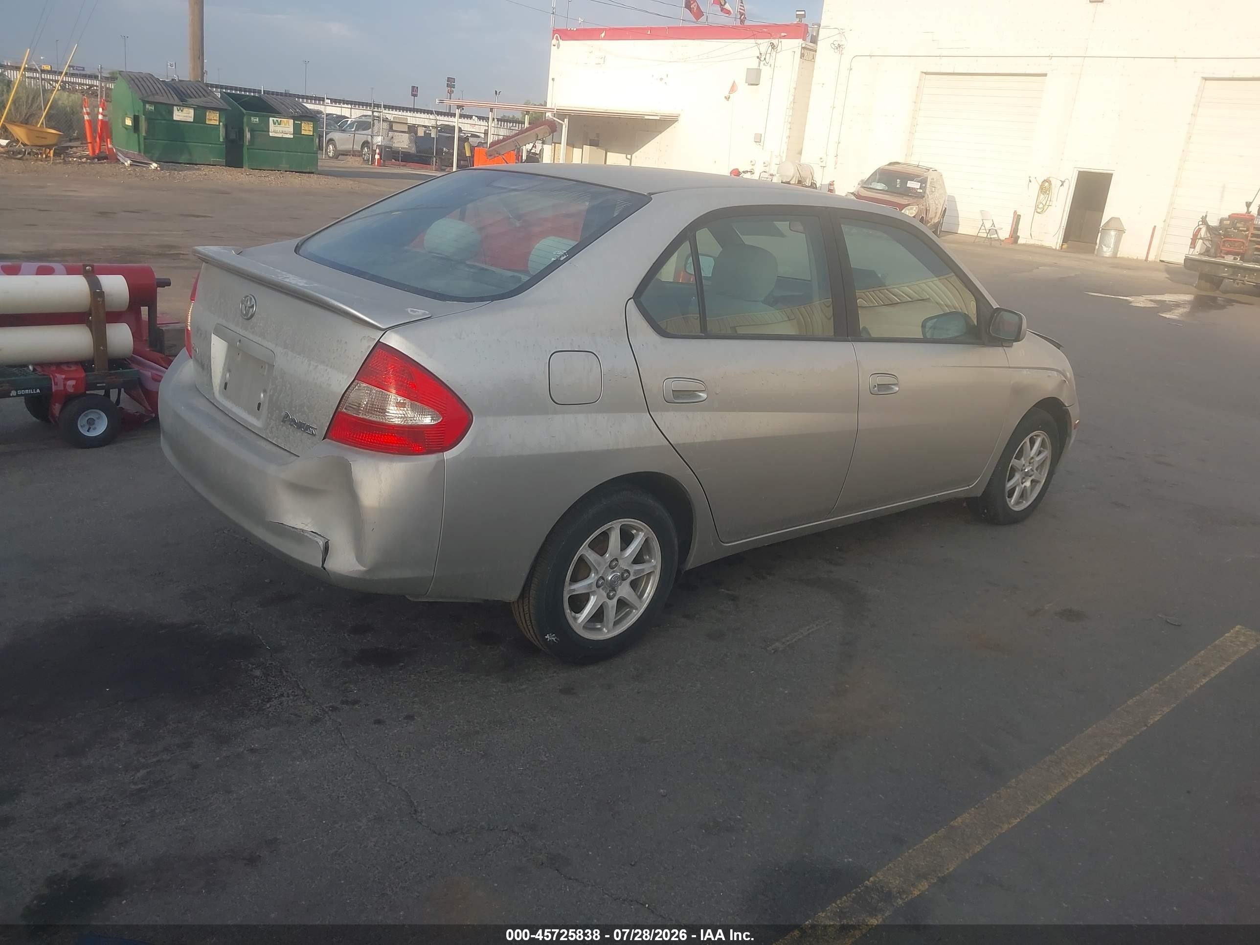 2003 Toyota Prius   Gold vin: JT2BK18U630074892
