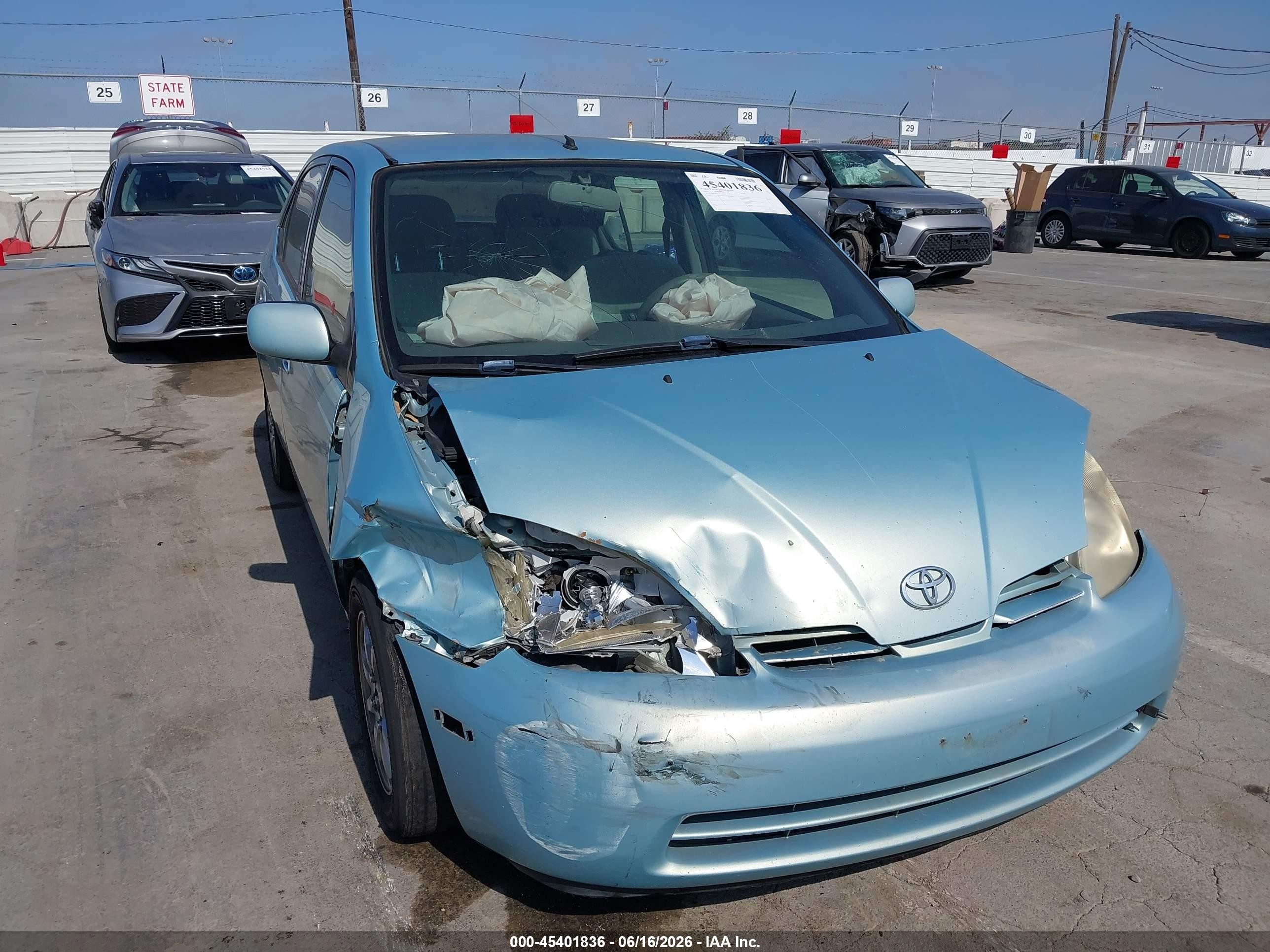 2003 Toyota Prius   Light Blue vin: JT2BK18U630086623