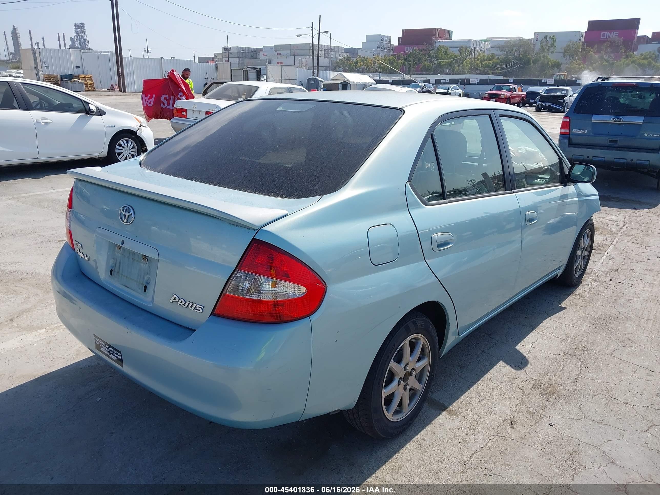 2003 Toyota Prius   Light Blue vin: JT2BK18U630086623