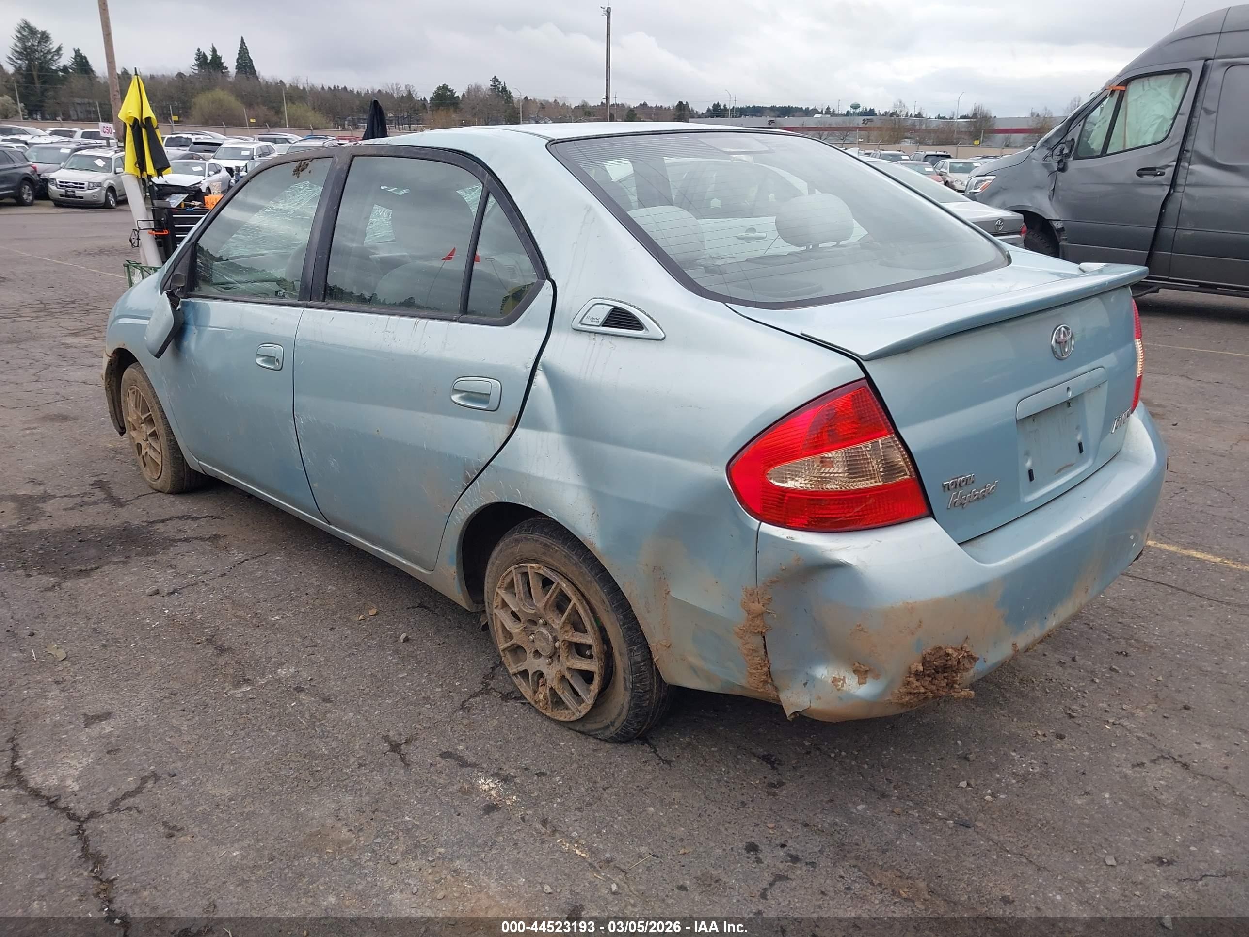 2002 Toyota Prius   Бирюзовый vin: JT2BK18U720062152