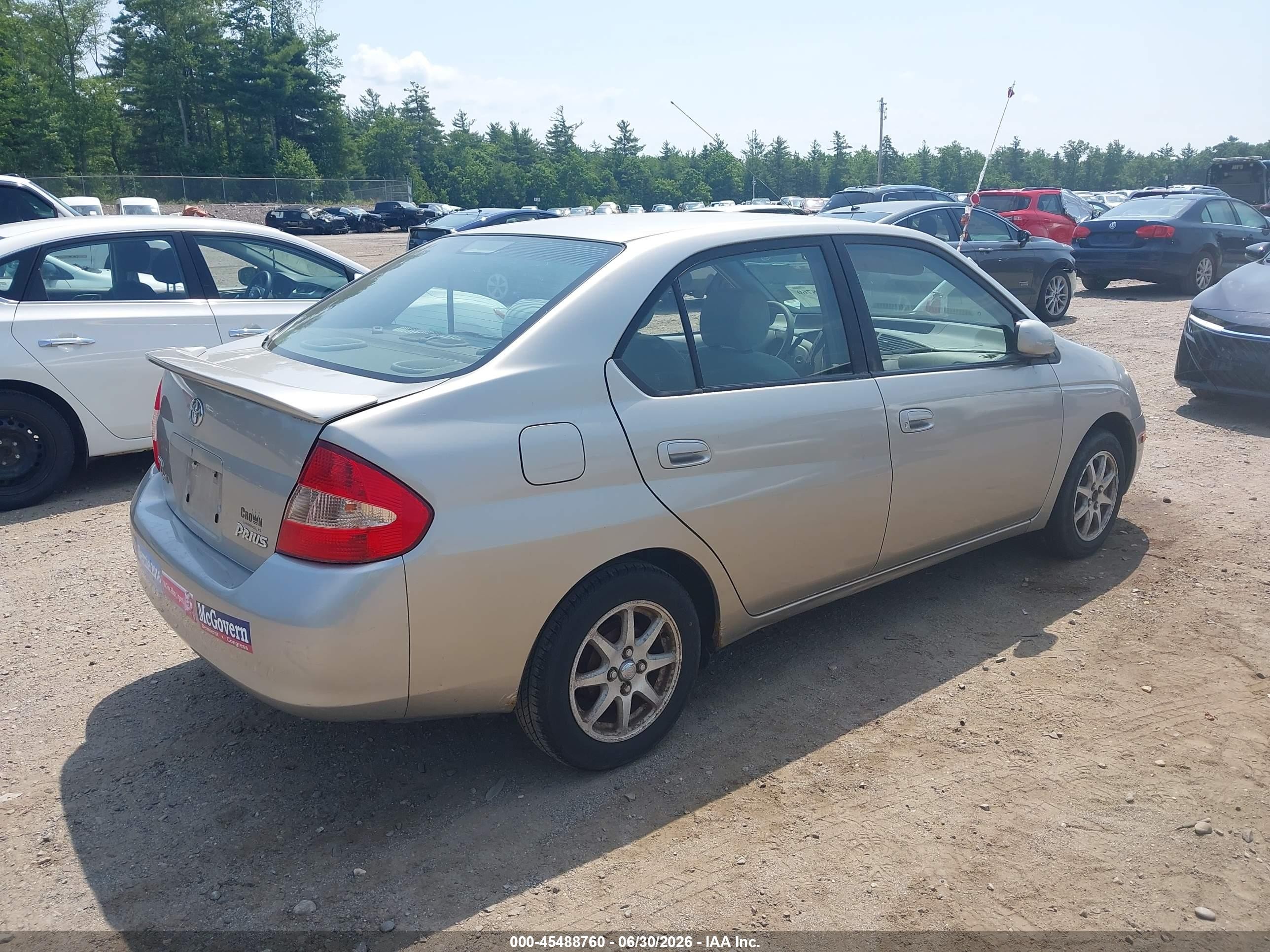 2002 Toyota Prius   Серебряный vin: JT2BK18U820067005