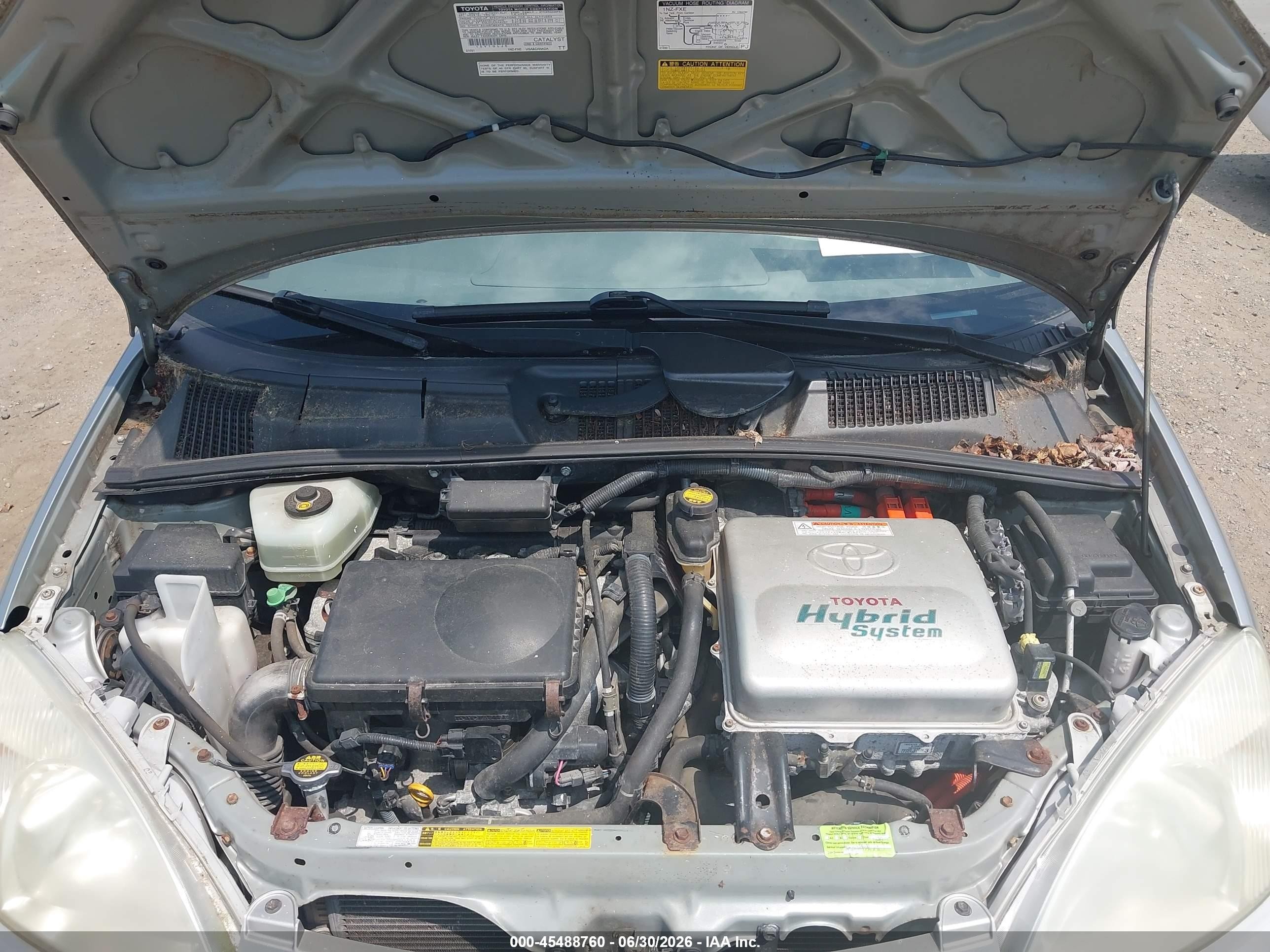 2002 Toyota Prius   Серебряный vin: JT2BK18U820067005
