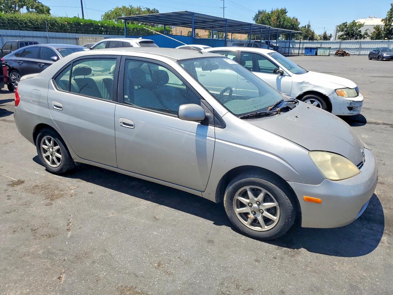 2002 Toyota Prius Base Silver vin: JT2BK18U920044901
