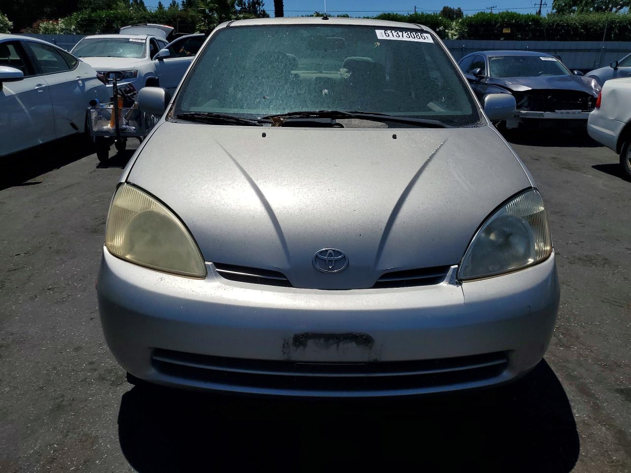 2002 Toyota Prius Base Silver vin: JT2BK18U920044901