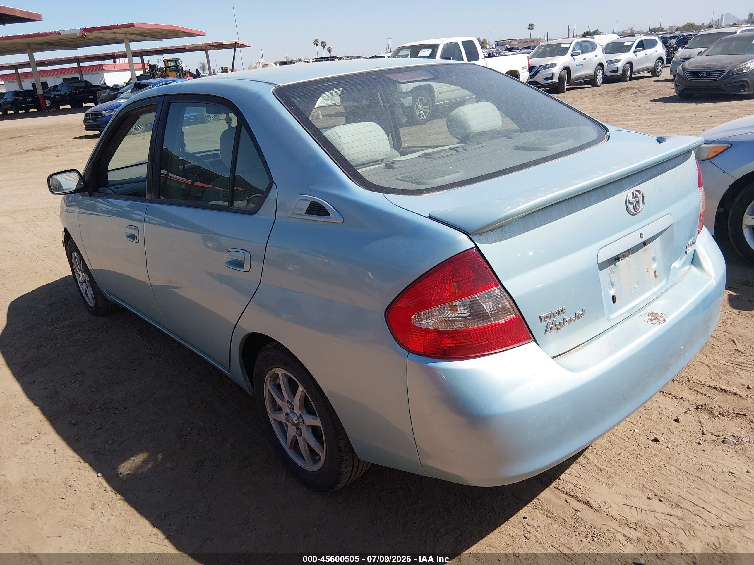 2002 Toyota Prius   Blue vin: JT2BK18UX20061383