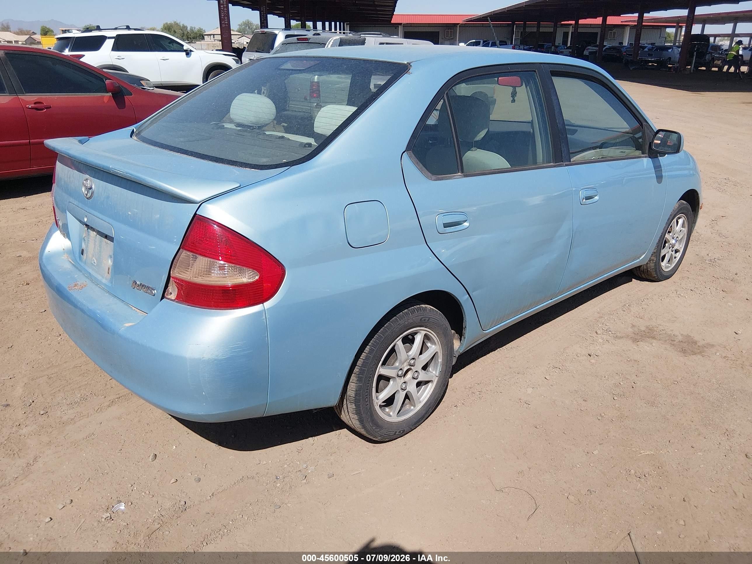 2002 Toyota Prius   Blue vin: JT2BK18UX20061383
