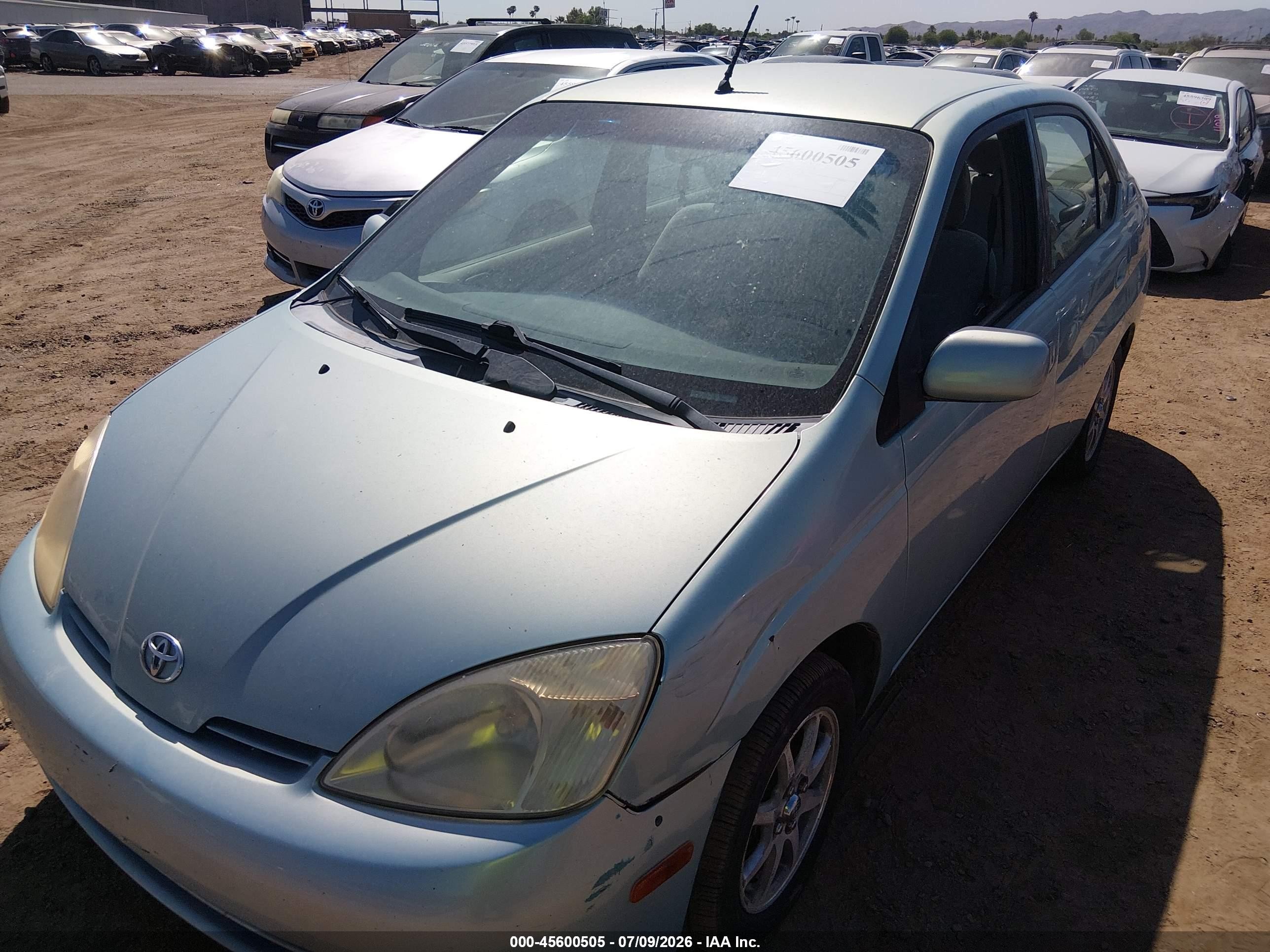 2002 Toyota Prius   Blue vin: JT2BK18UX20061383