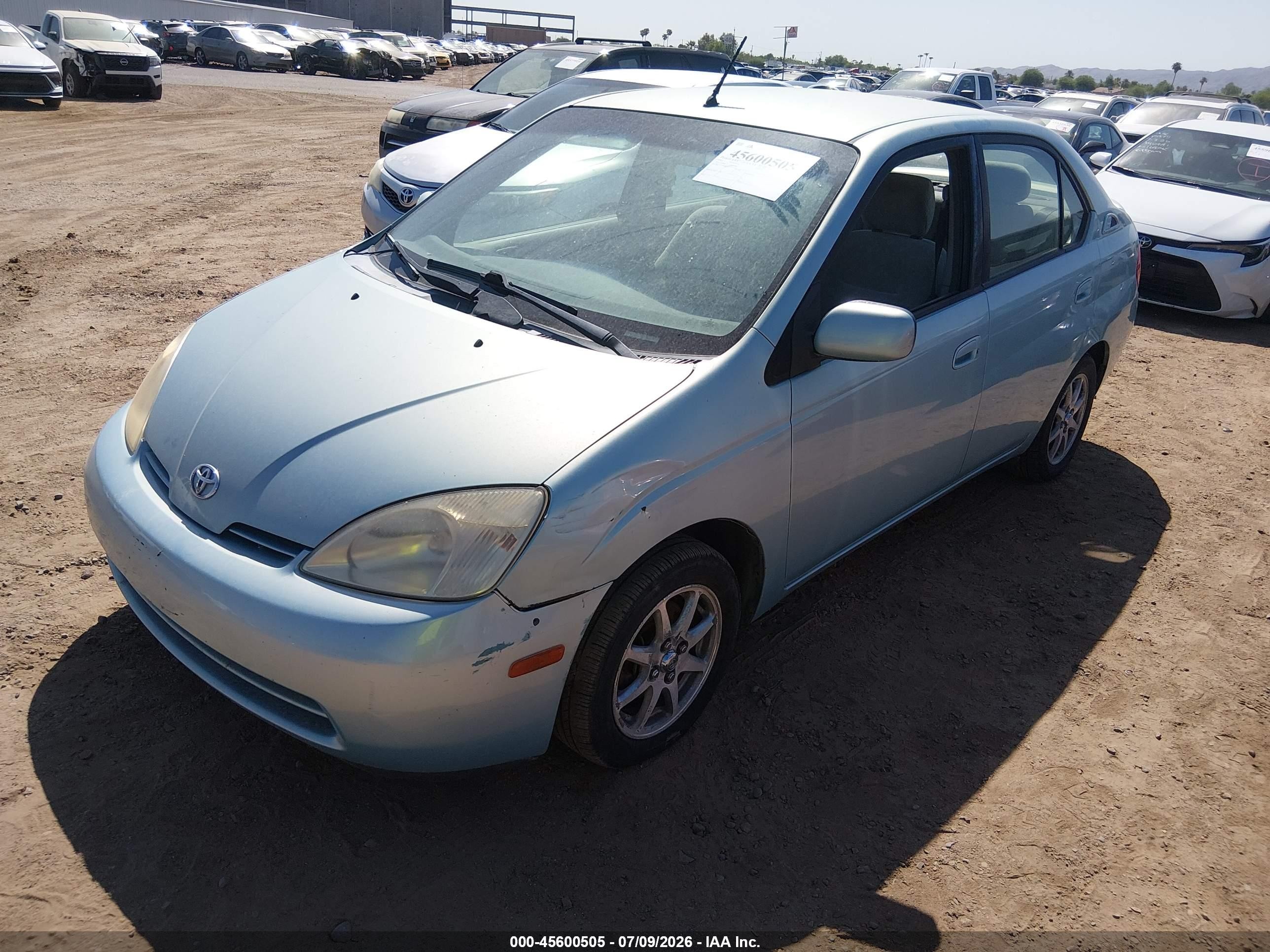 2002 Toyota Prius   Blue vin: JT2BK18UX20061383