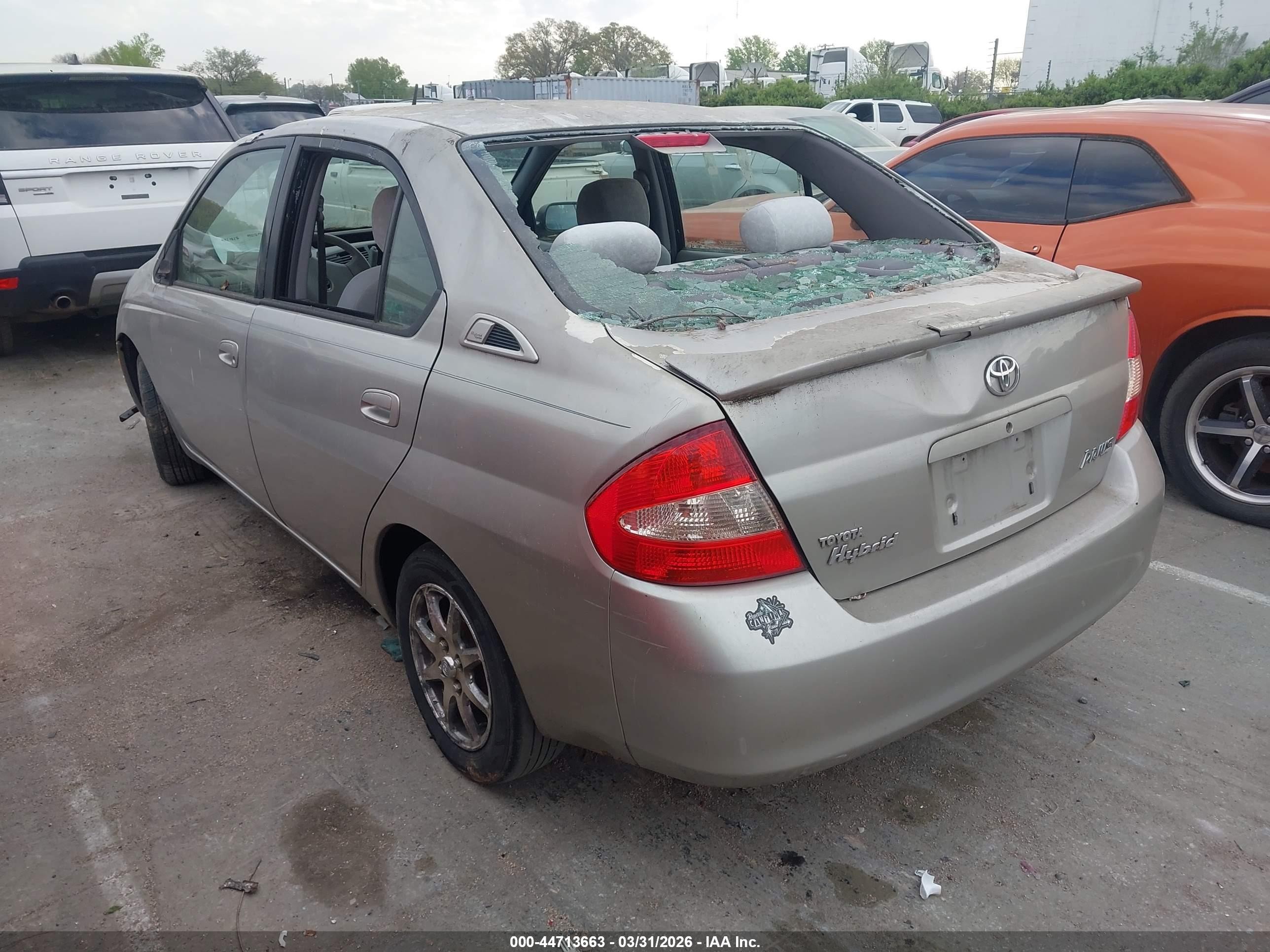 2002 Toyota Prius Кремовый vin: JT2BK18UX20066230