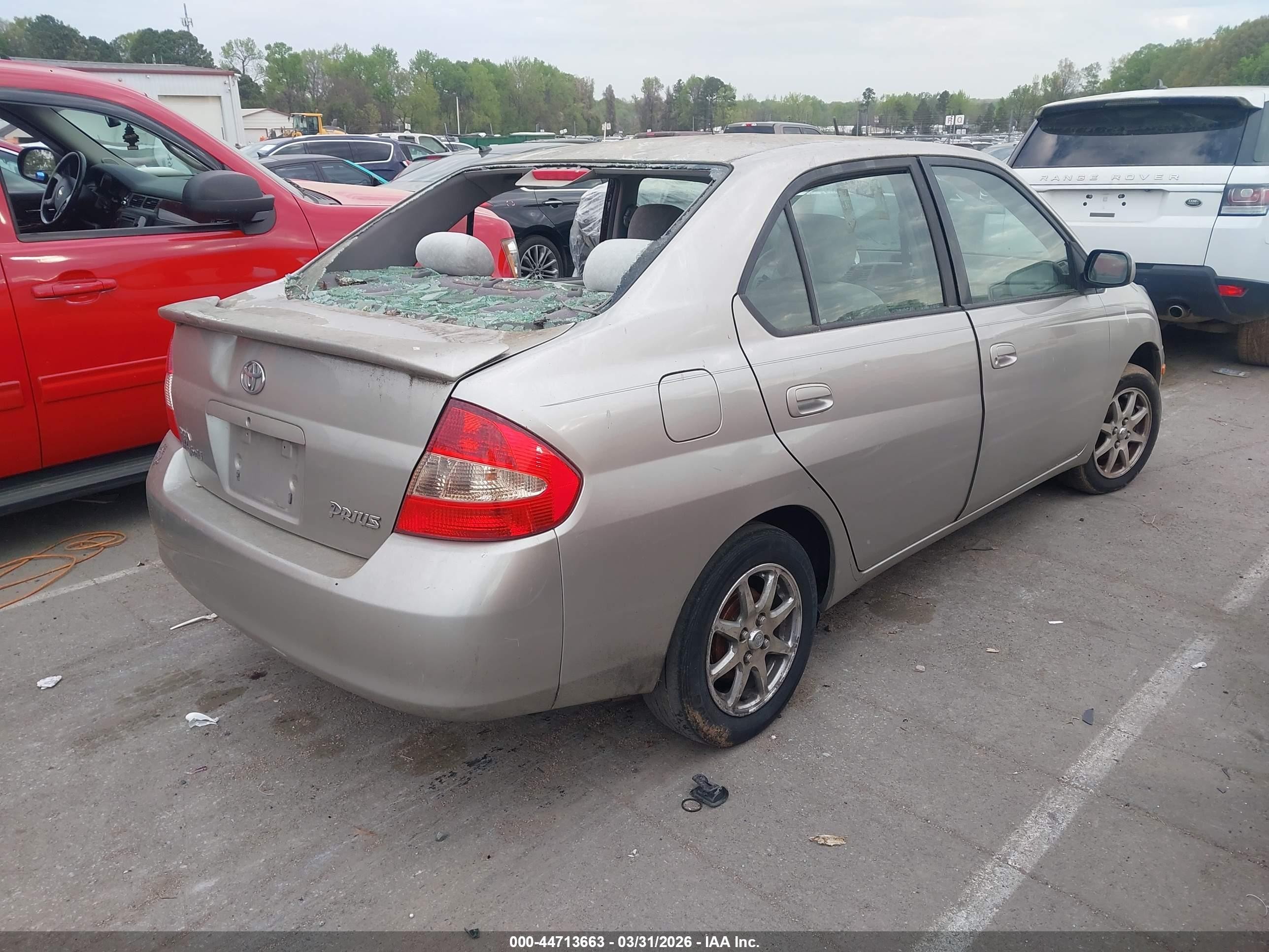 2002 Toyota Prius Кремовый vin: JT2BK18UX20066230