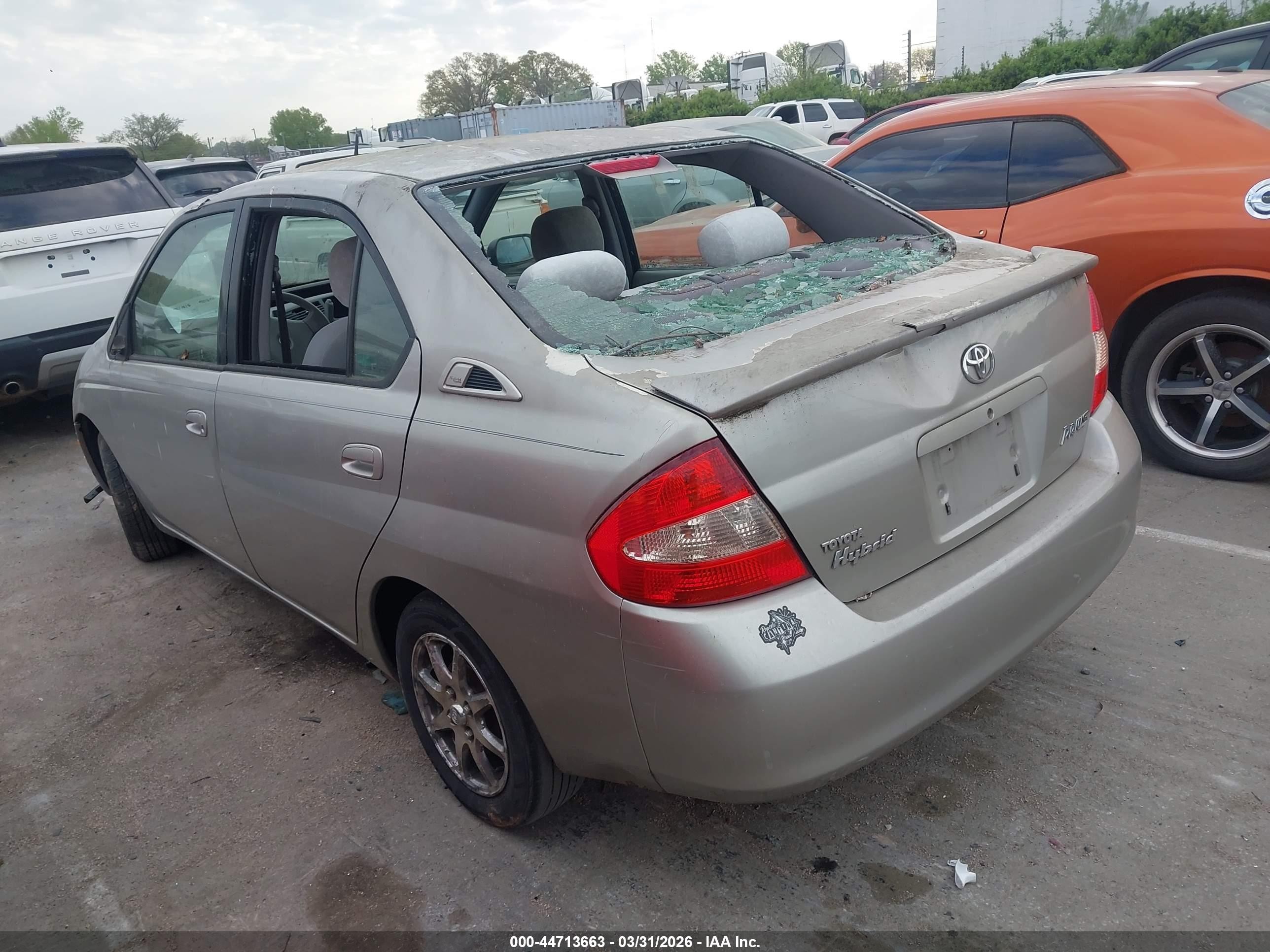 2002 Toyota Prius Кремовый vin: JT2BK18UX20066230