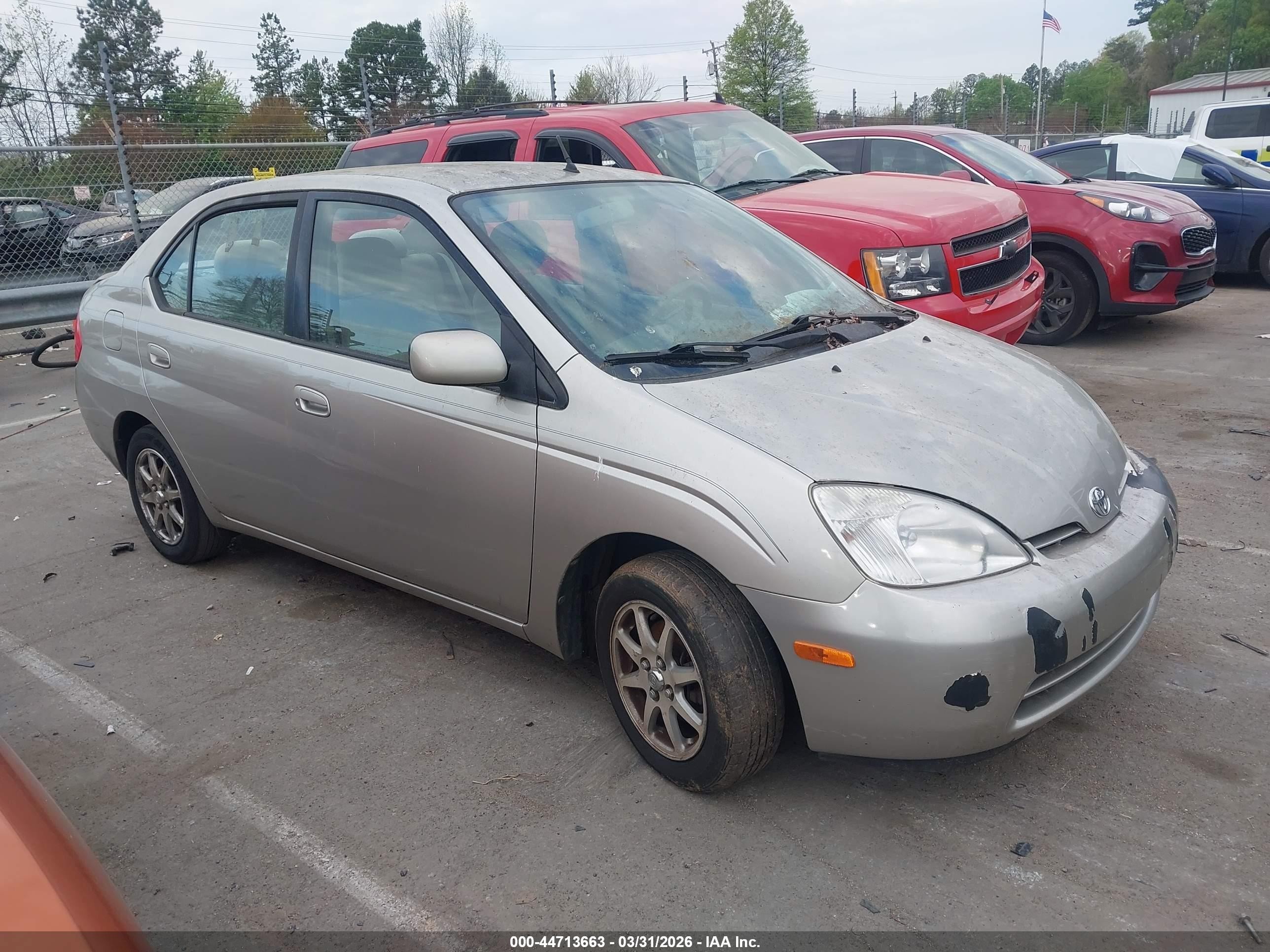 2002 Toyota Prius Кремовый vin: JT2BK18UX20066230