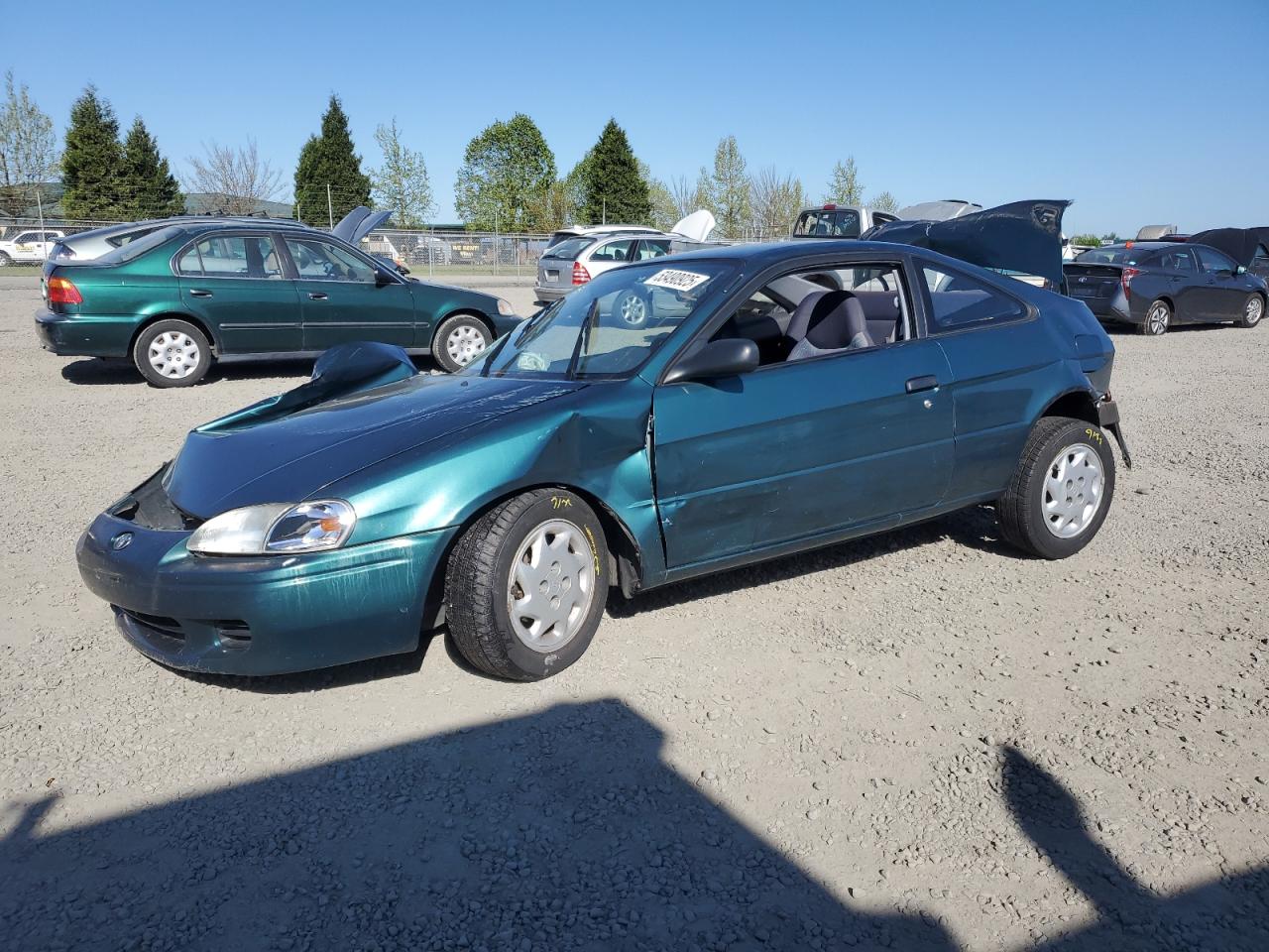 1996 Toyota Paseo  Green vin: JT2CC52H1T0002017